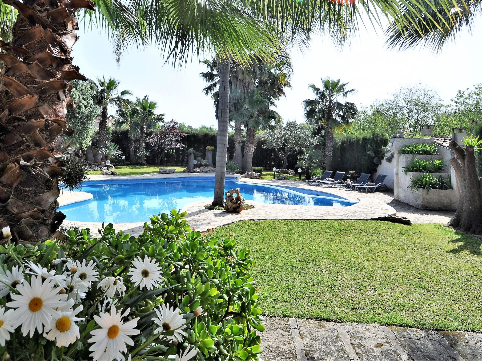 Finca CAN GUAL en Inca para 8 personas con piscina privada y vistas despejadas-