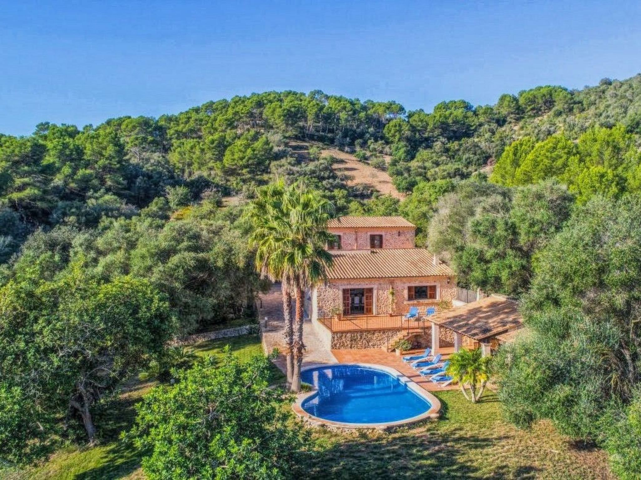 Vakantiehuis met privé zwembad in Petra (Spanje) voor 8 personen