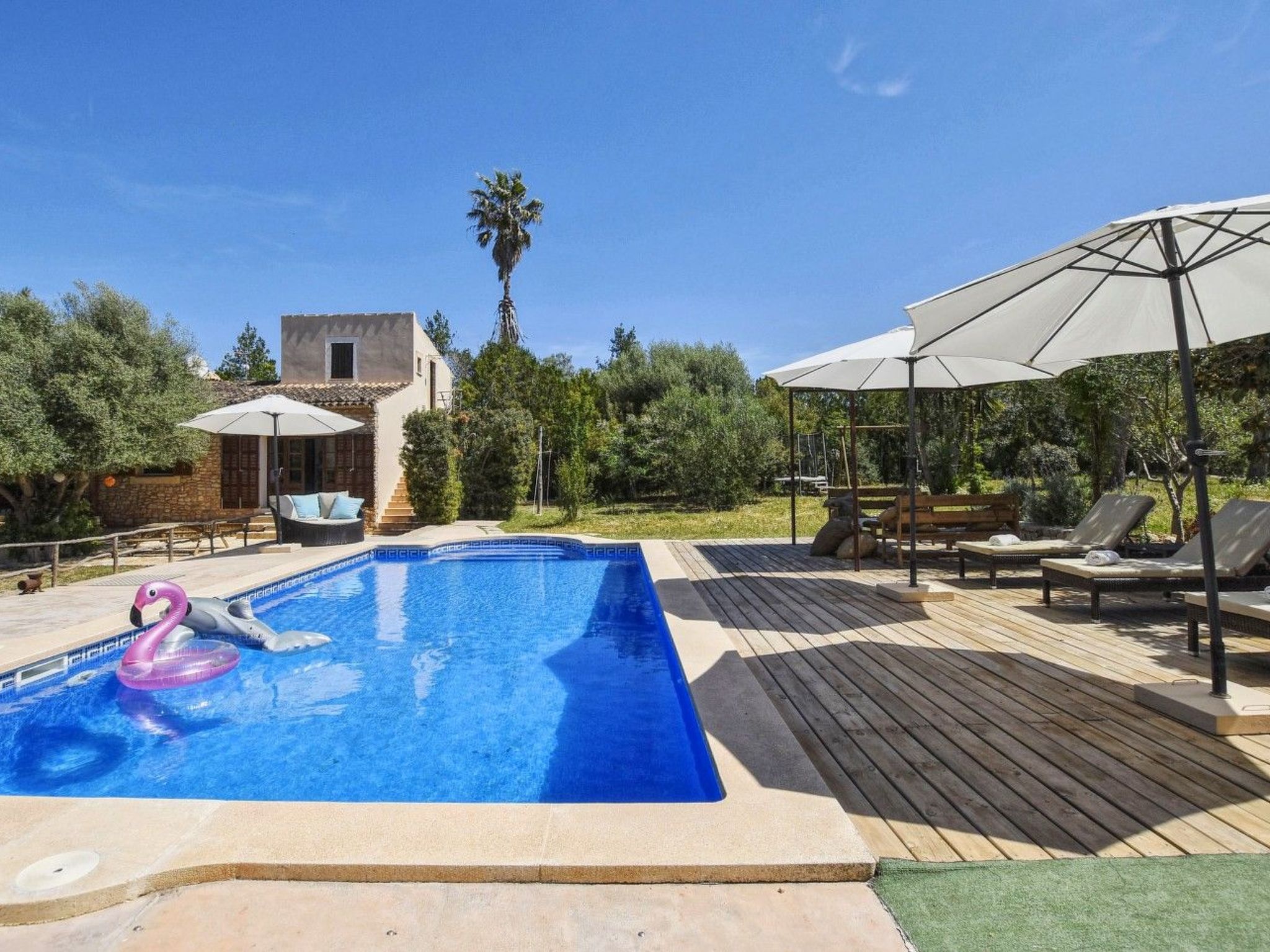 Schönes Landhaus in der Nähe von Manacor mit Pool und Klimaanlage-Draußen