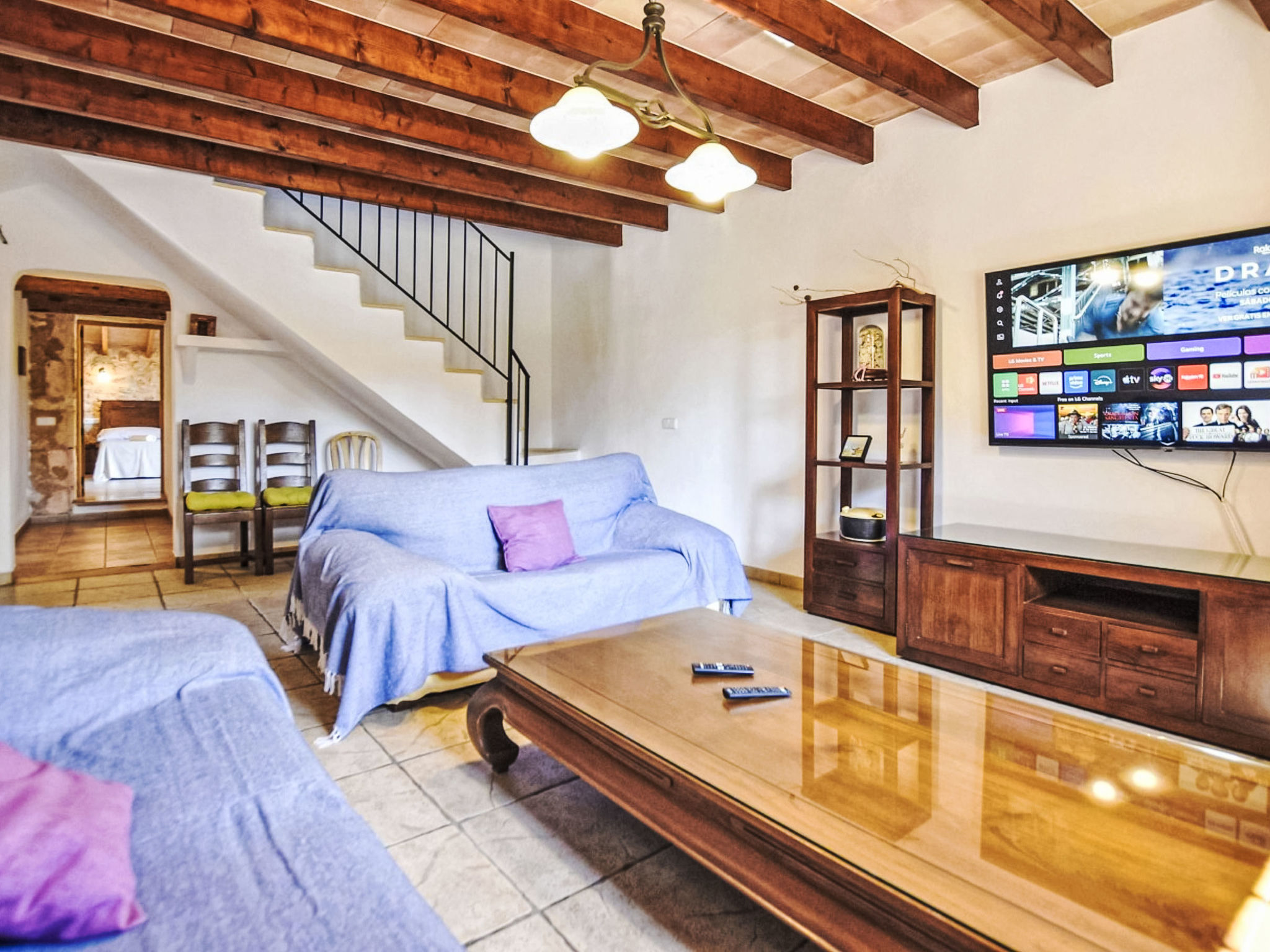 Landhaus mit Pool in der Nähe von Porto Cristo - Binnen