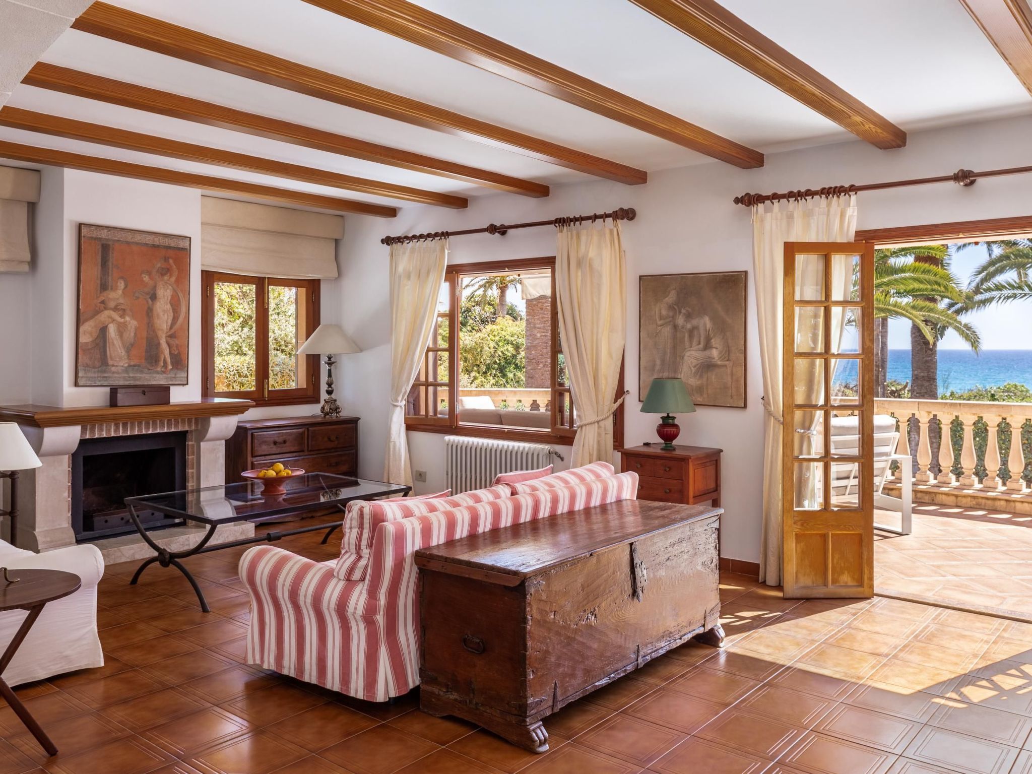 Mit Wasserblick-Binnen