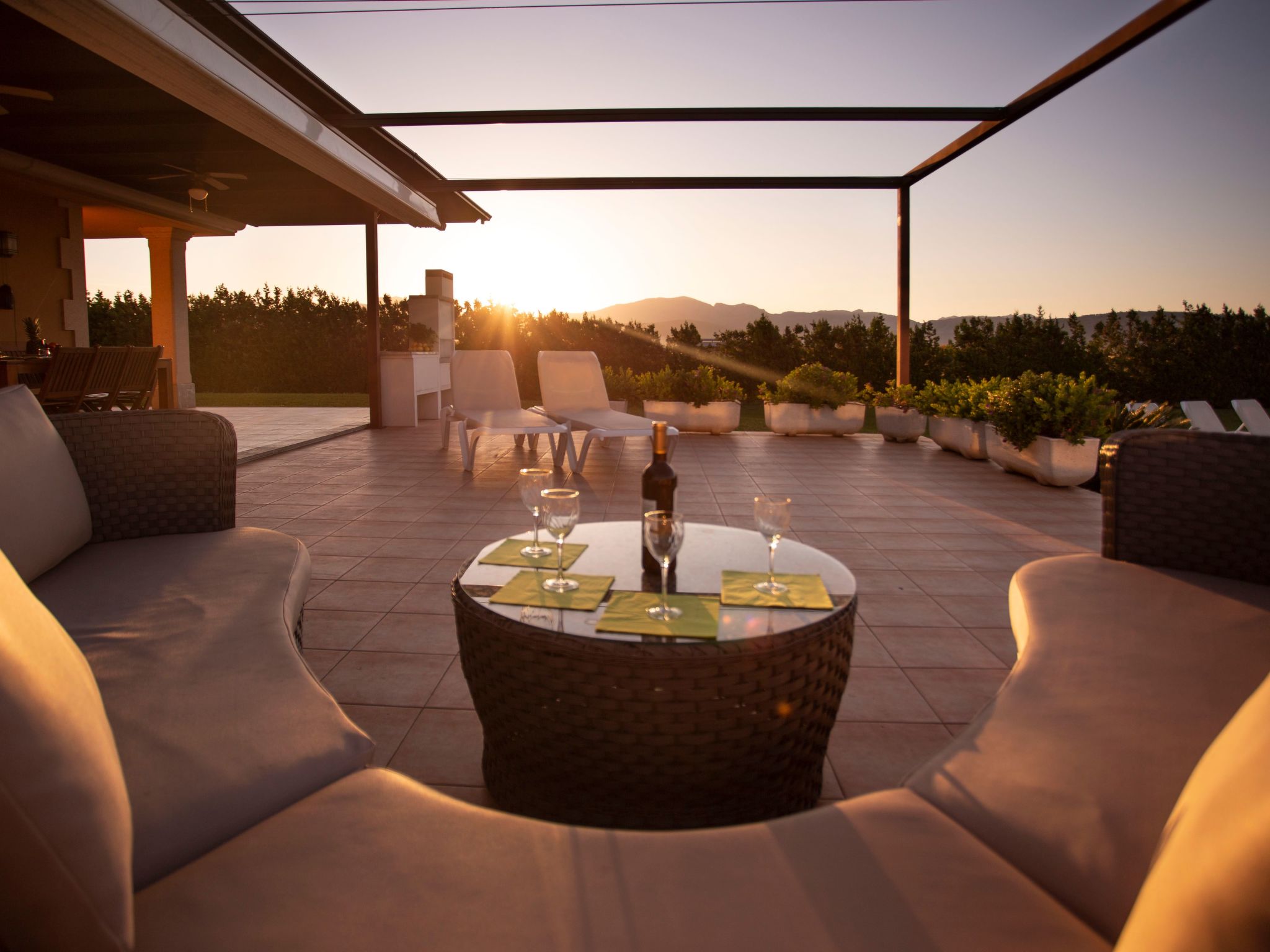 Can Vanrell, mit Schwimmbad, Jacuzzi und Rasenfläche.-Binnen