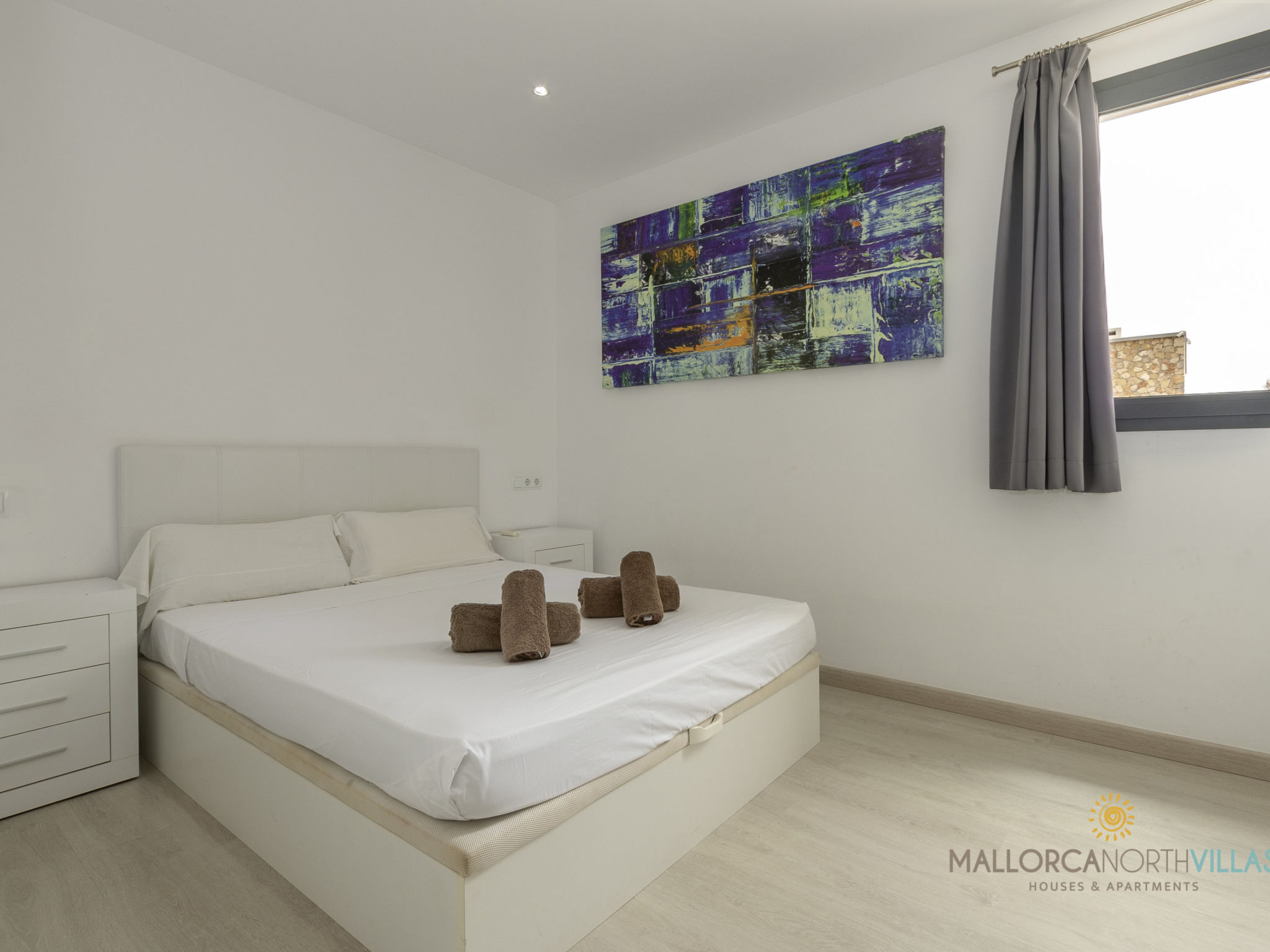 Villa Iola: Moderna Casa en Platja de Muro - Dedans