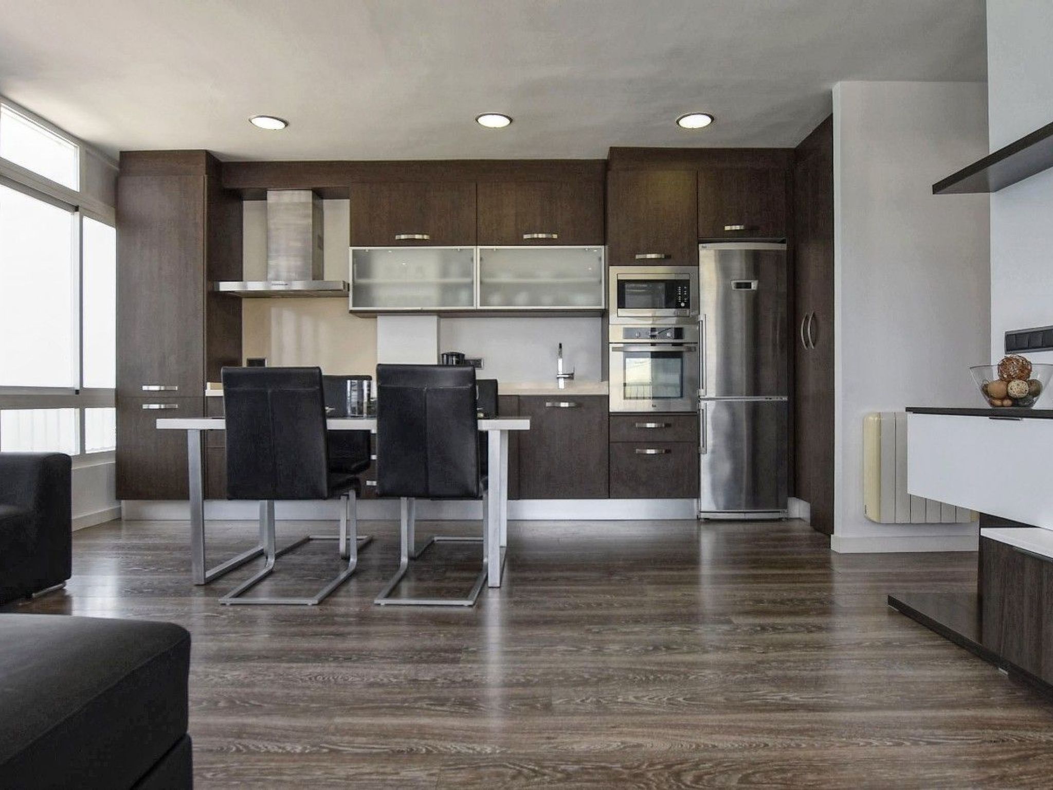 Moderne Wohnung vor dem Meer von Son Baulo-Drinnen