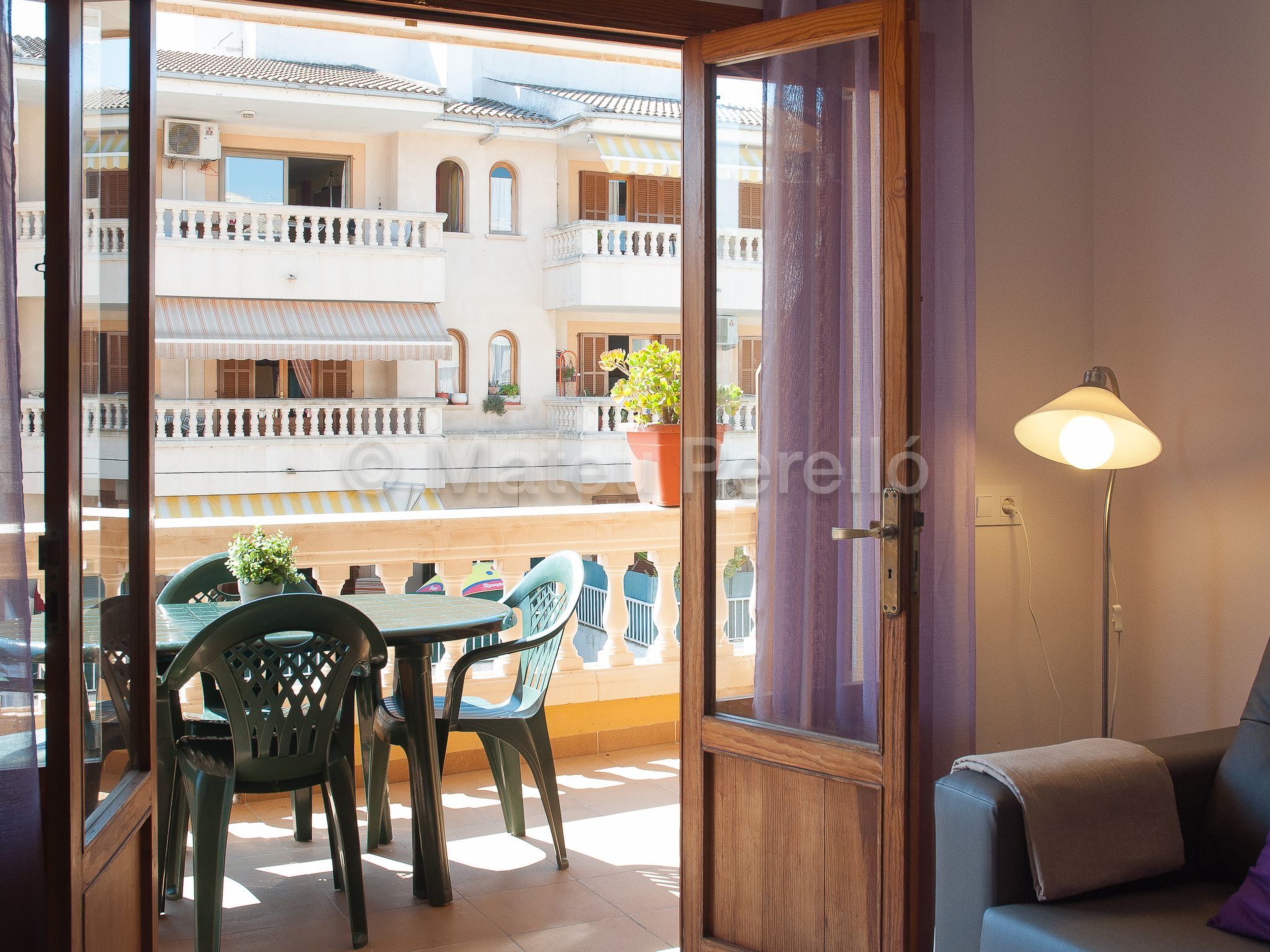 OB5-Wohnung mit 2 Doppelzimmern und Balkon Accommodation in Can Picafort