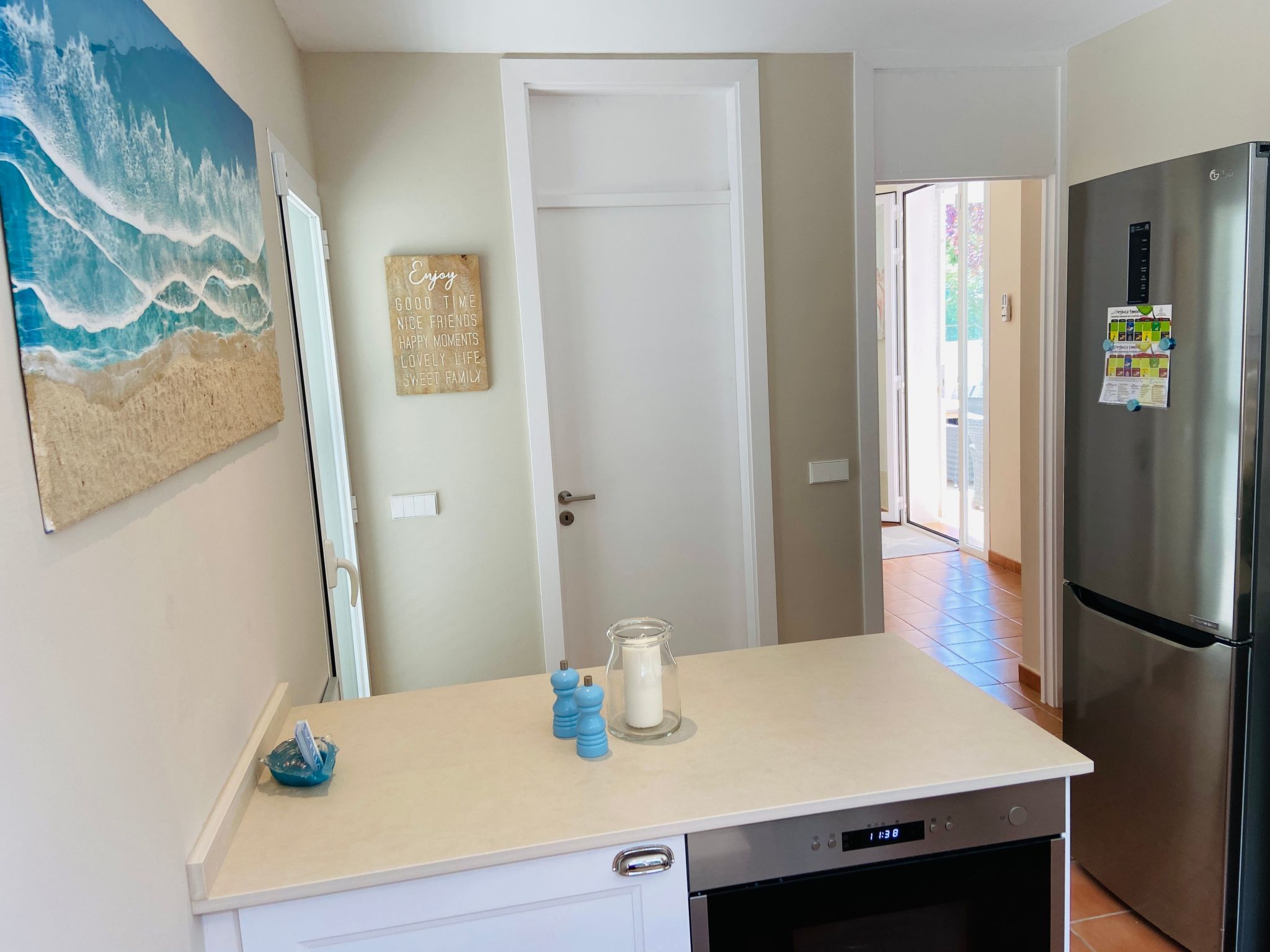 Strandvilla Beach and Ocean in Son Serra De Mari - Drinnen