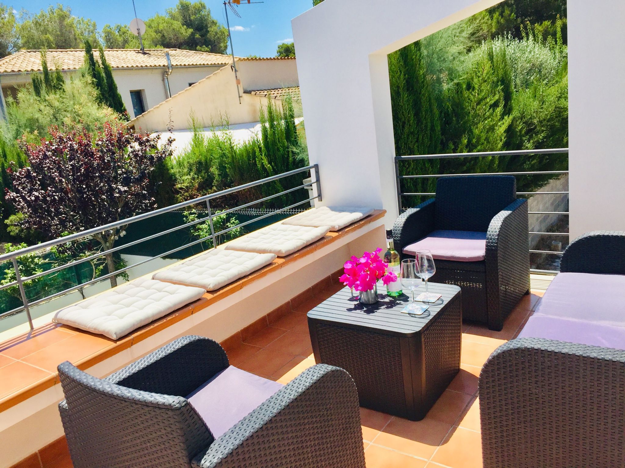 Strandvilla Beach and Ocean in Son Serra De Mari - Draußen
