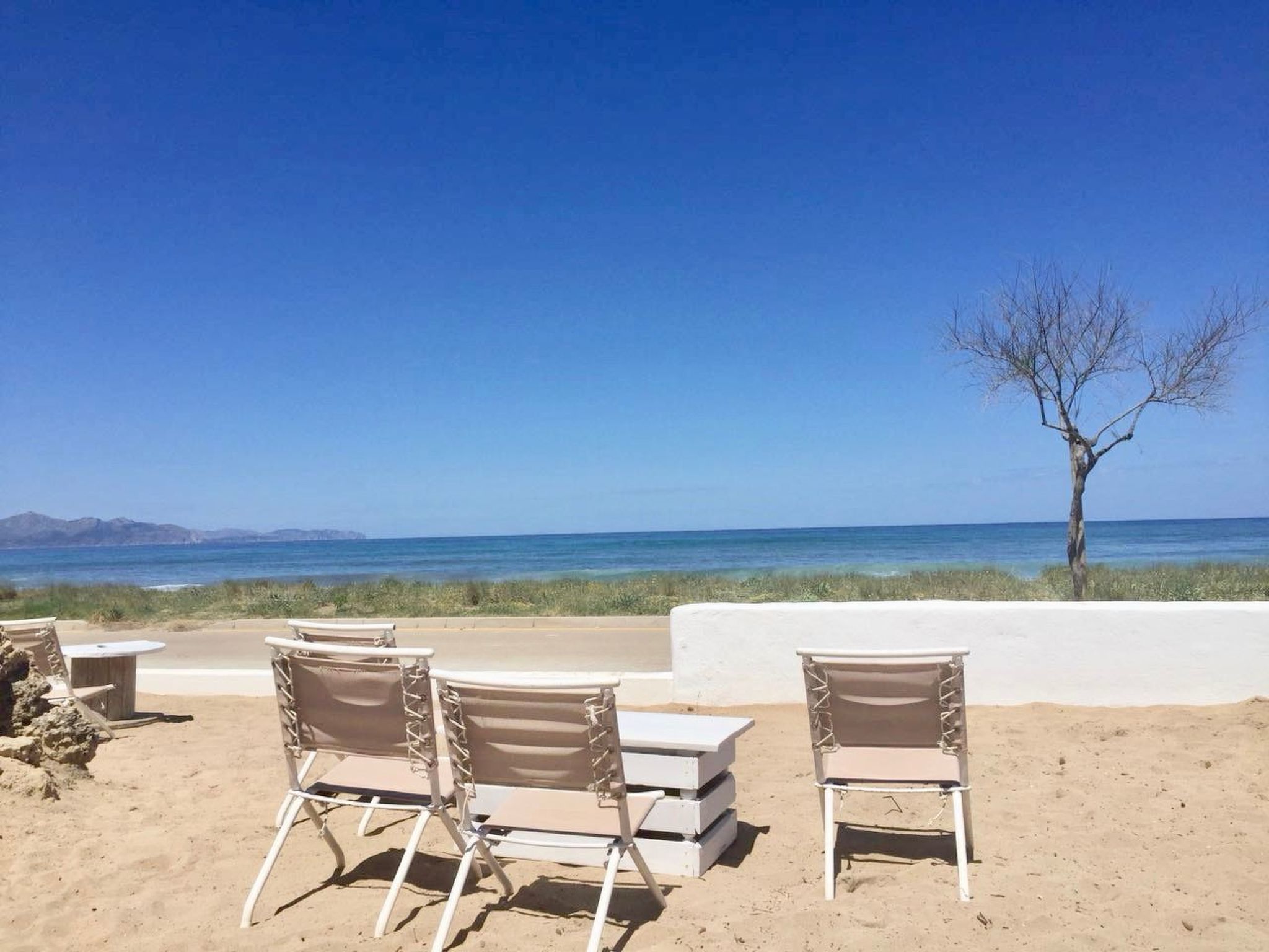 Strandvilla Beach and Ocean in Son Serra De Mari - Draußen