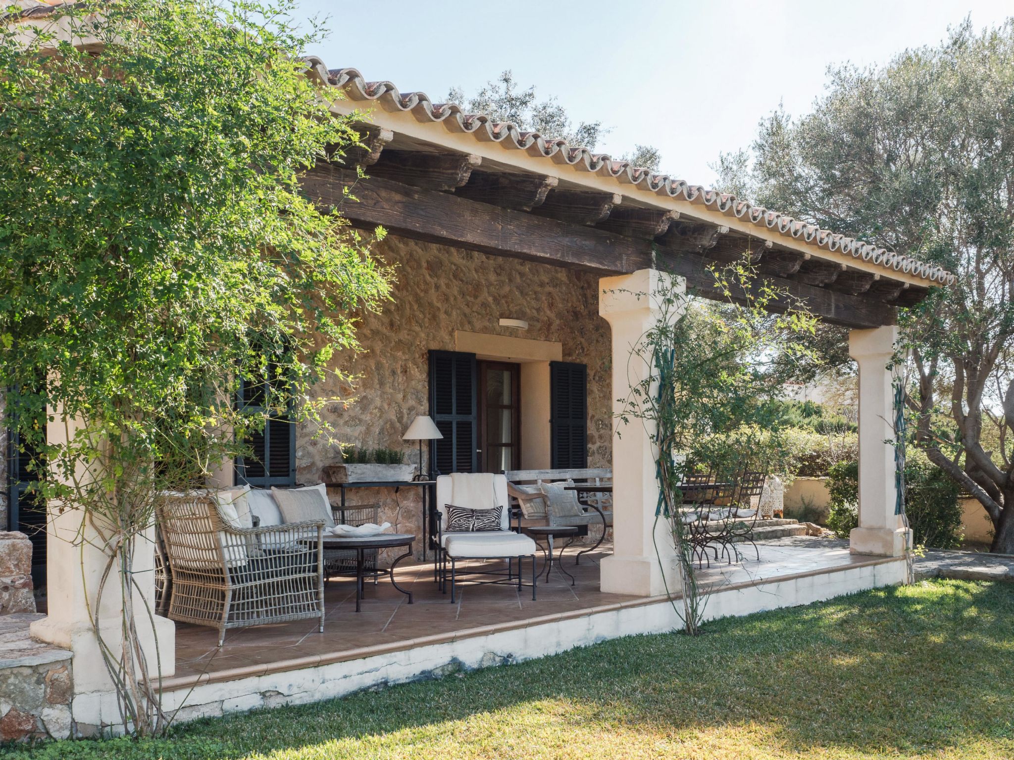 VILLA ALENAR. Espectacular villa rústica en San Marçal, Piscina Privada - WiFi - Buiten