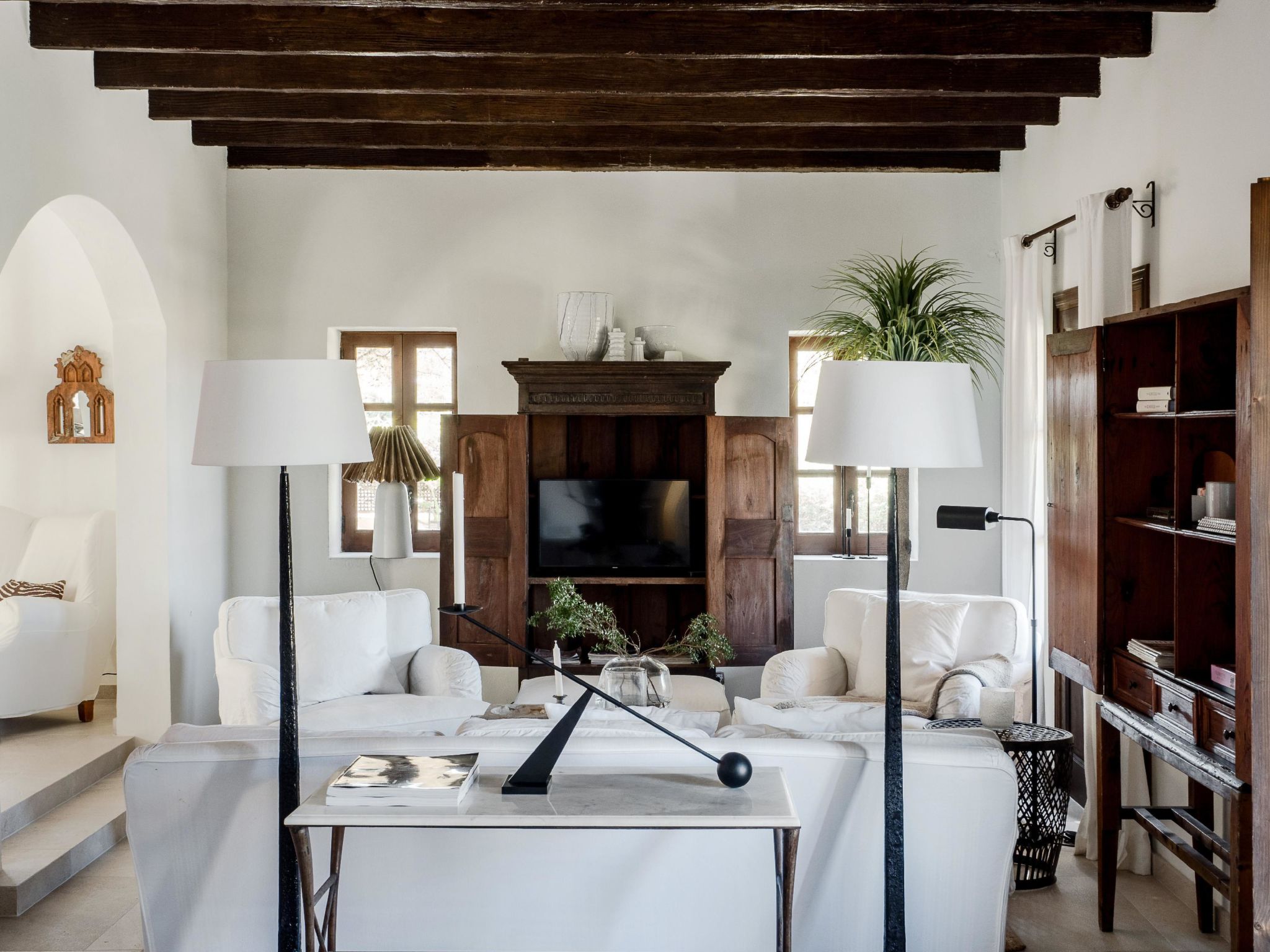 VILLA ALENAR. Espectacular villa rústica en San Marçal, Piscina Privada - WiFi - Binnen