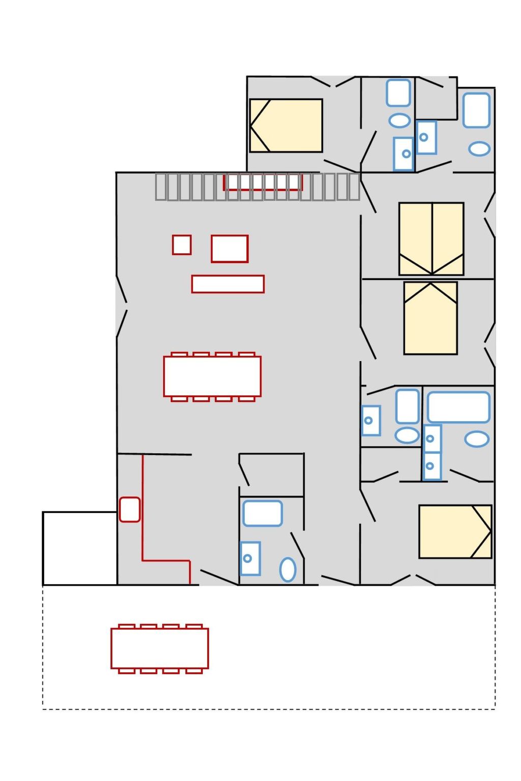 Finca mit Tennisplatz und Schwimmbad-Binnen