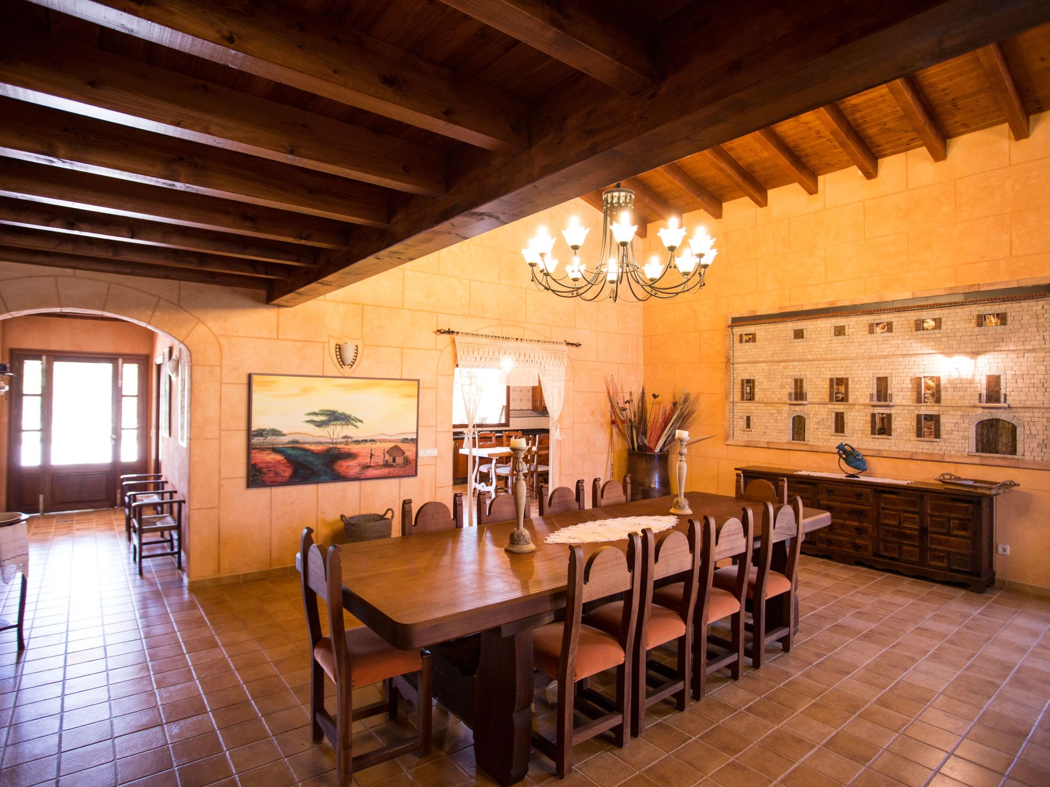 Finca mit Tennisplatz und Schwimmbad-Binnen