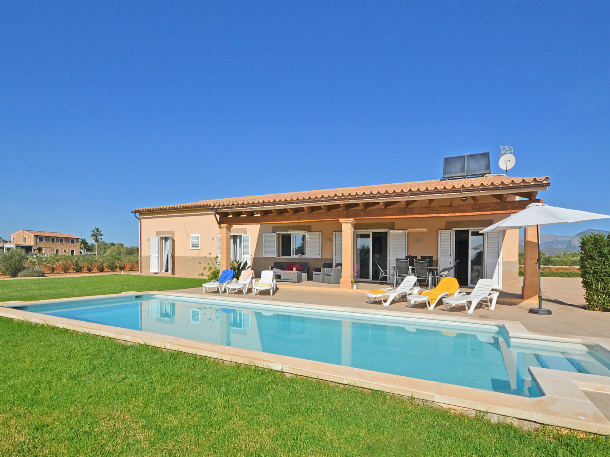 Vakantiehuis met privé zwembad in Binissalem (Spanje) voor 6 personen