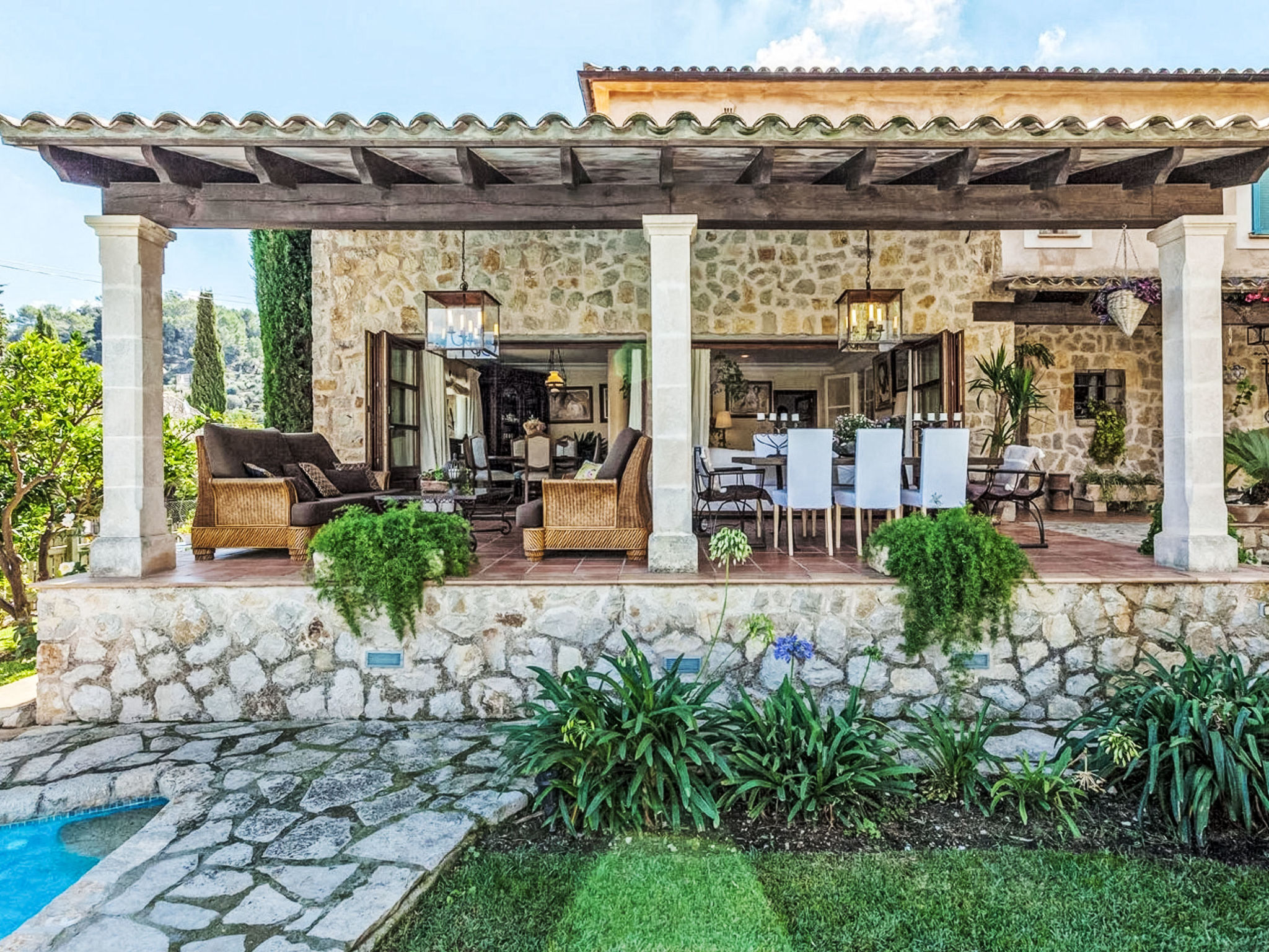 Schöne Villa mit Schwimmbad in Mancor de la Vall — Terrace (3 of 28)