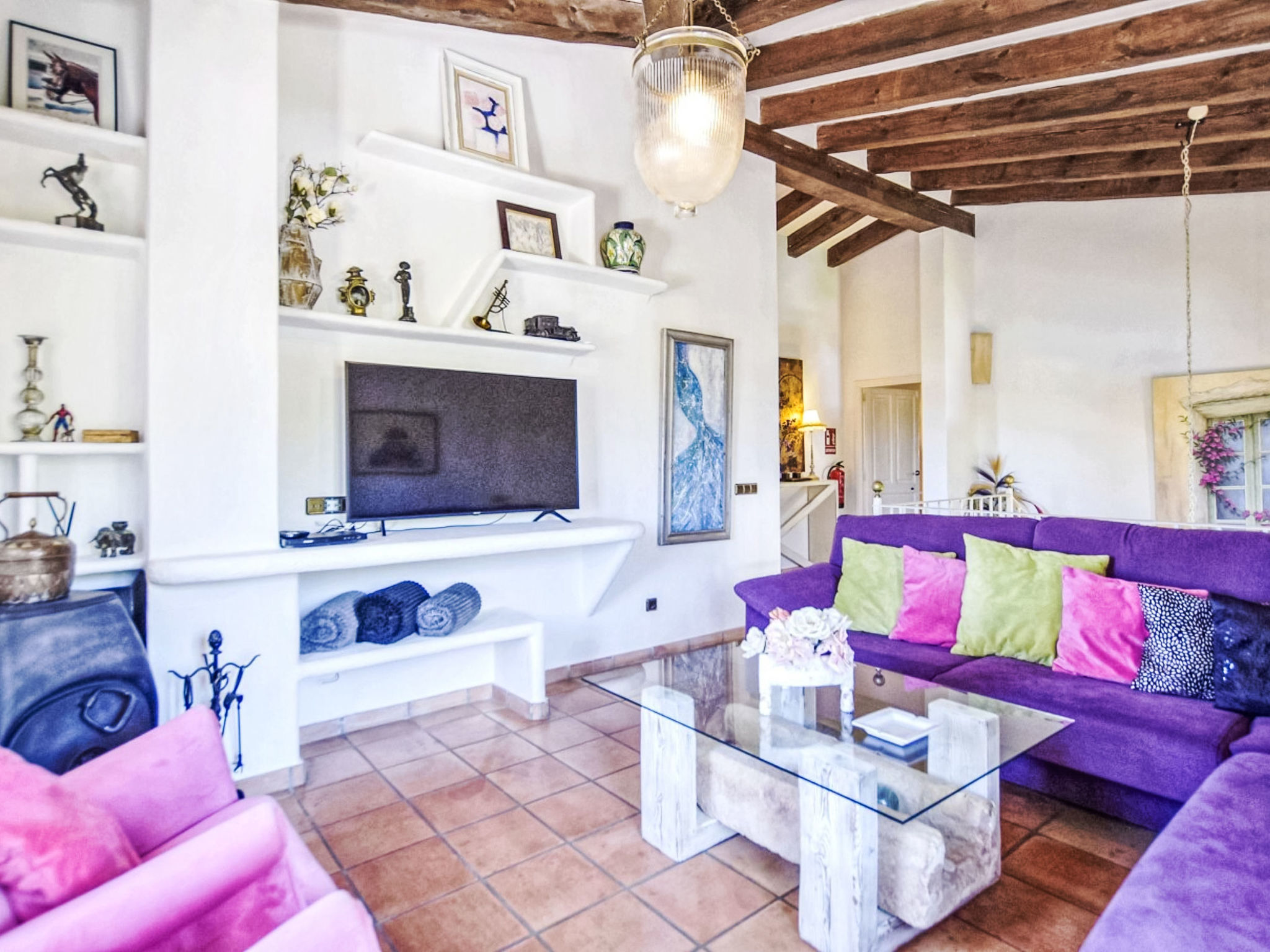 Maison Schöne Villa mit Schwimmbad in Mancor de la Vall – Séjour, photo 16 sur 28