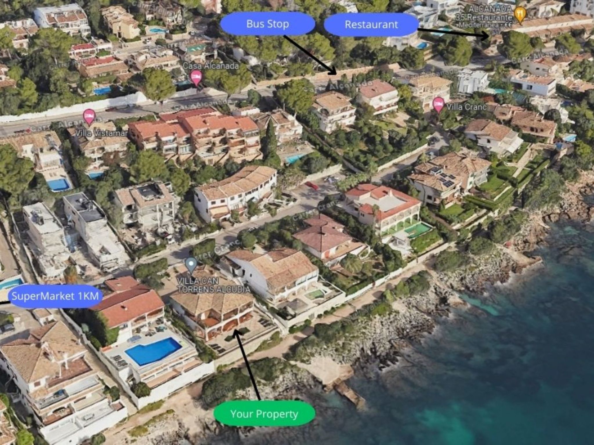 Verträumte Villa mit privatem Pool und Liegewiese-Image-tags.info