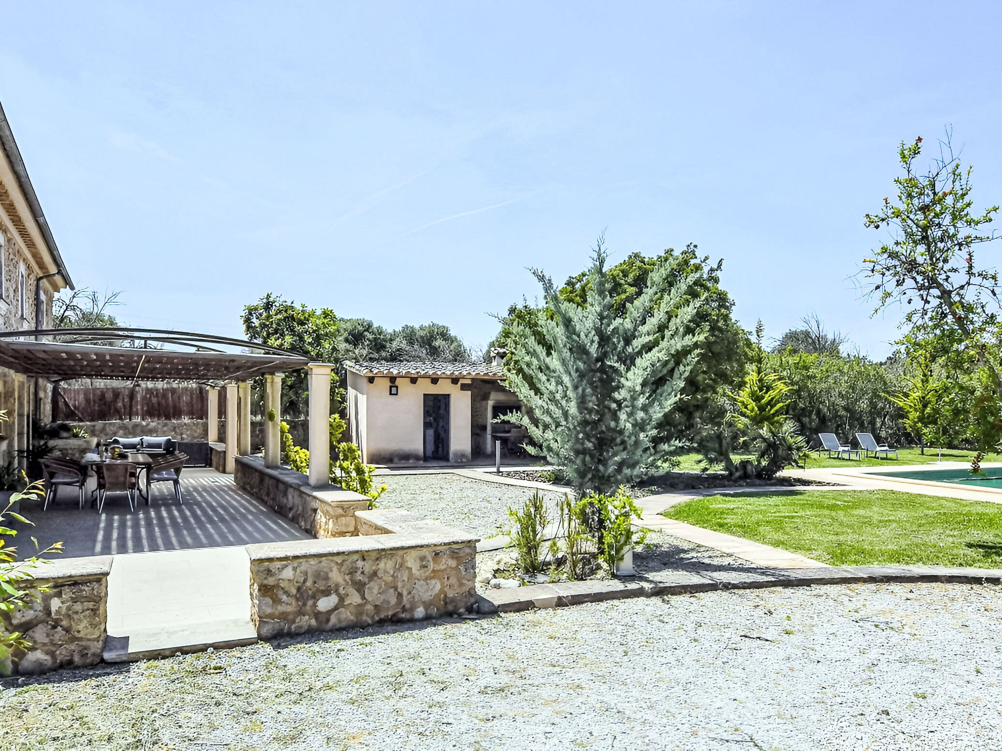 Restauriertes Landhaus in Búger - Dehors