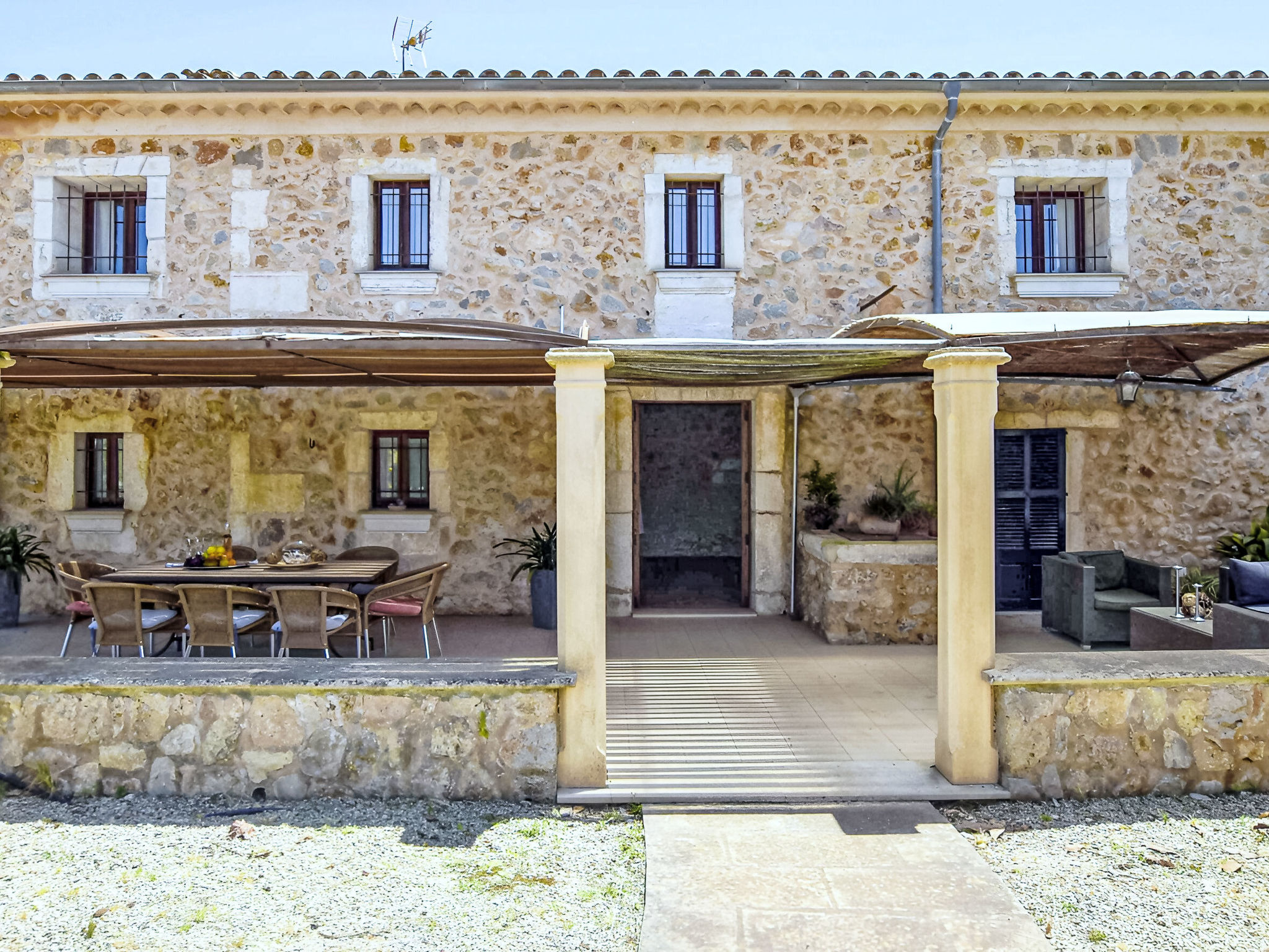 Restauriertes Landhaus in Búger - Dehors