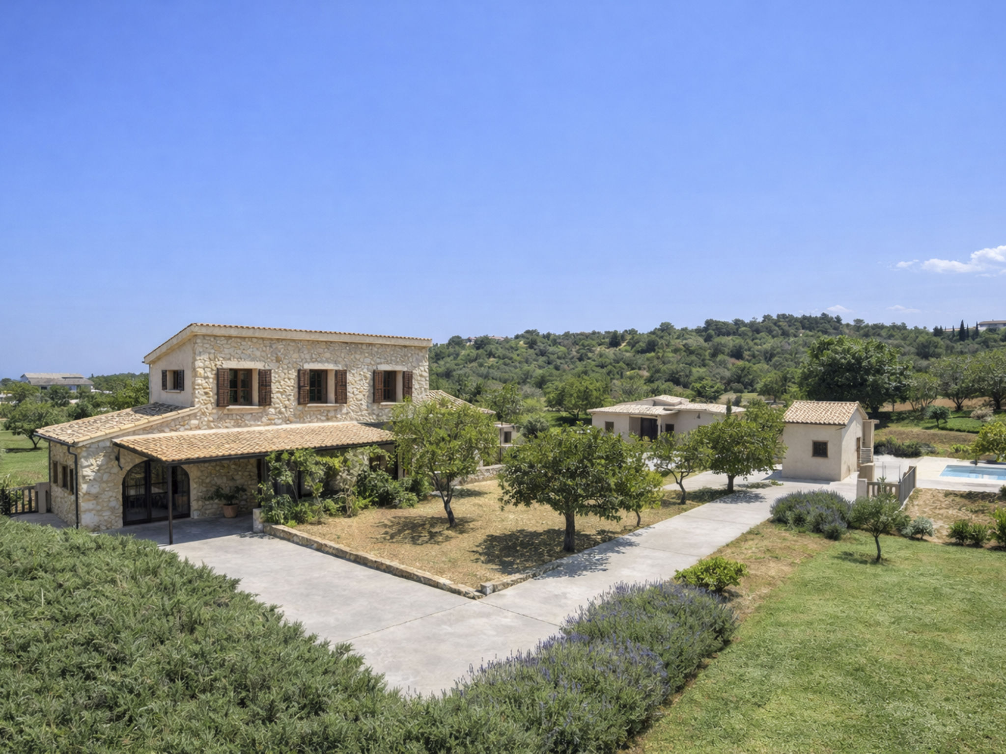 Maison Cas Ciutada – Vue aérienne, photo 42 sur 46