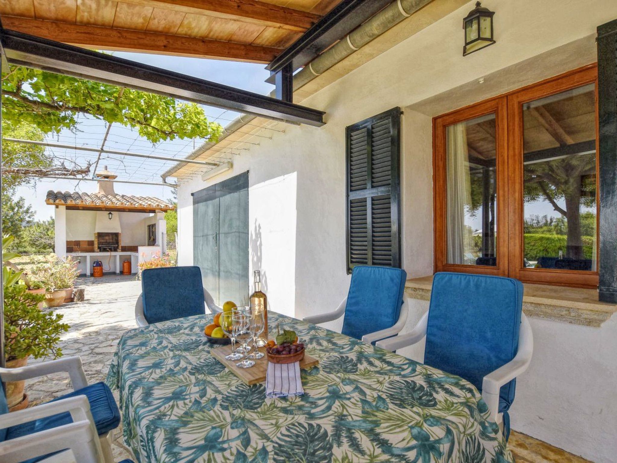 Gemütliches Ferienhaus in Selva mit Privatem Pool-Draußen