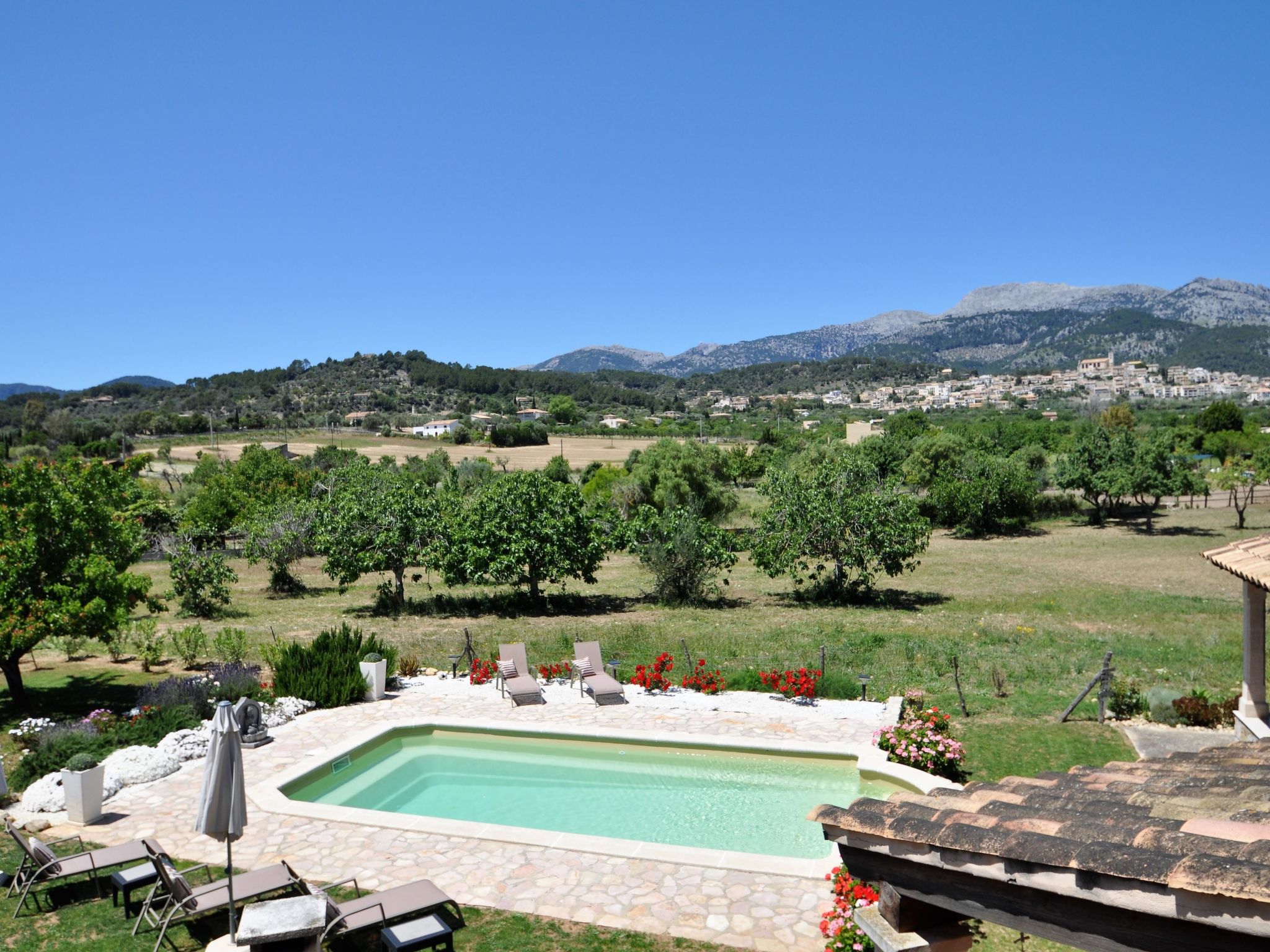 Villa SON RUBI en Selva (Serra de Tramuntana) con barbacoa y piscina privada- V - Buiten
