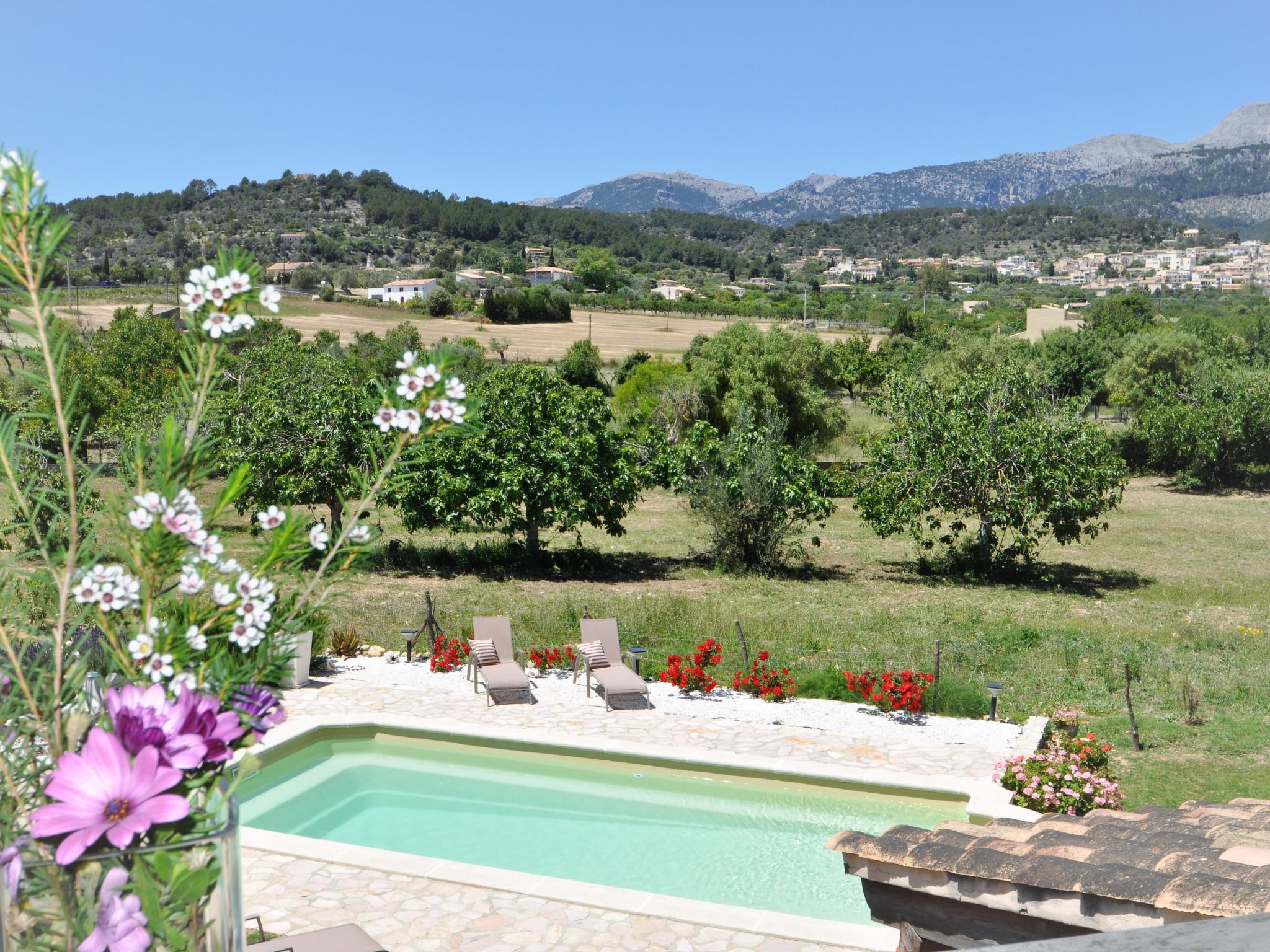 Villa SON RUBI en Selva (Serra de Tramuntana) con barbacoa y piscina privada- V - Buiten