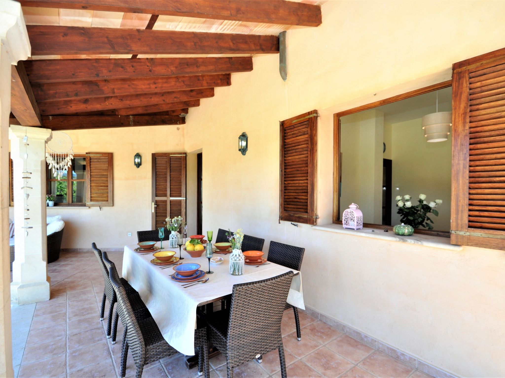 Maison Villa SON RUBI en Selva (Serra de Tramuntana) con barbacoa y piscina privada- V – Terrasse, photo 22 sur 61
