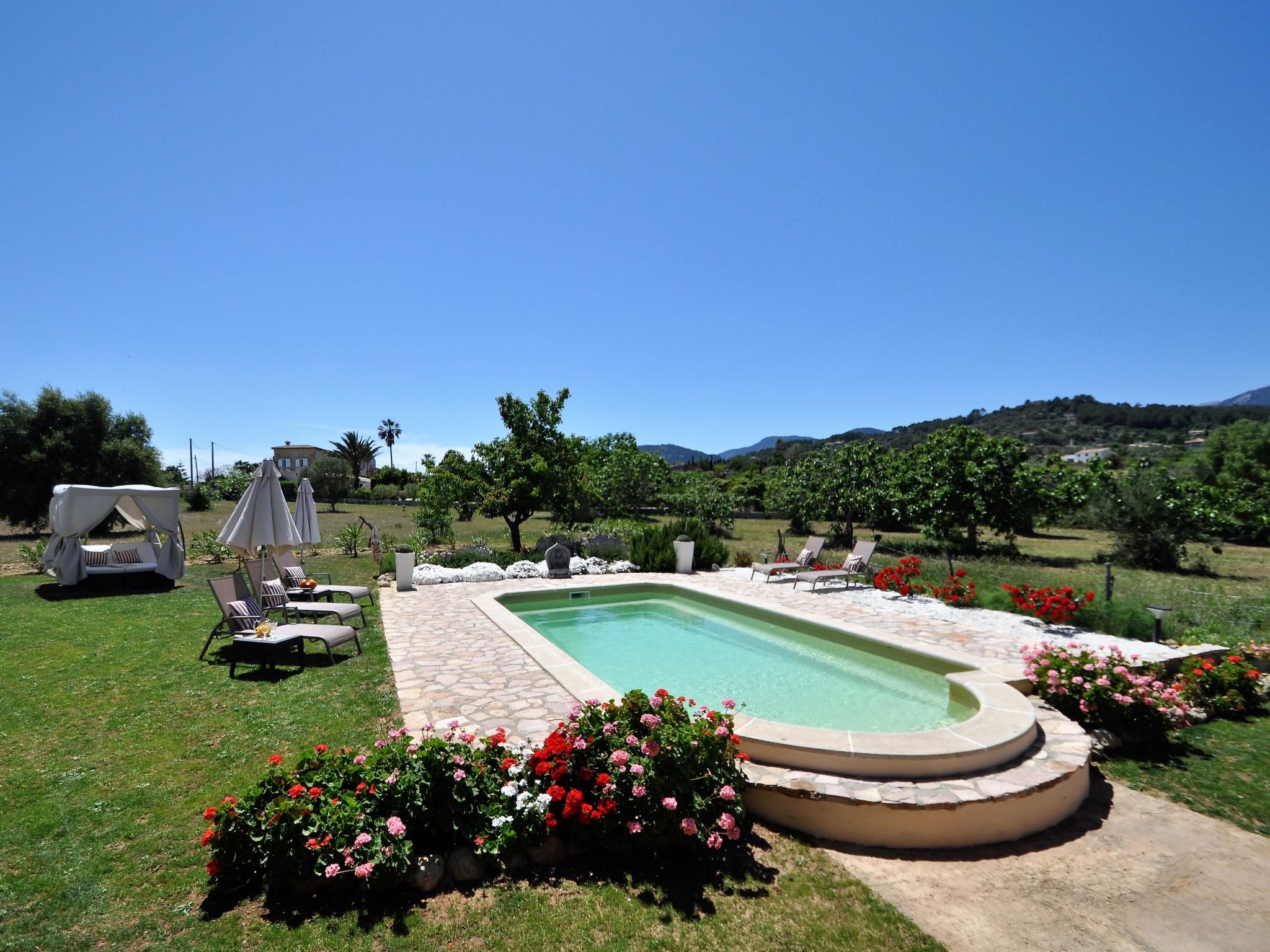 Villa SON RUBI en Selva (Serra de Tramuntana) con barbacoa y piscina privada- V