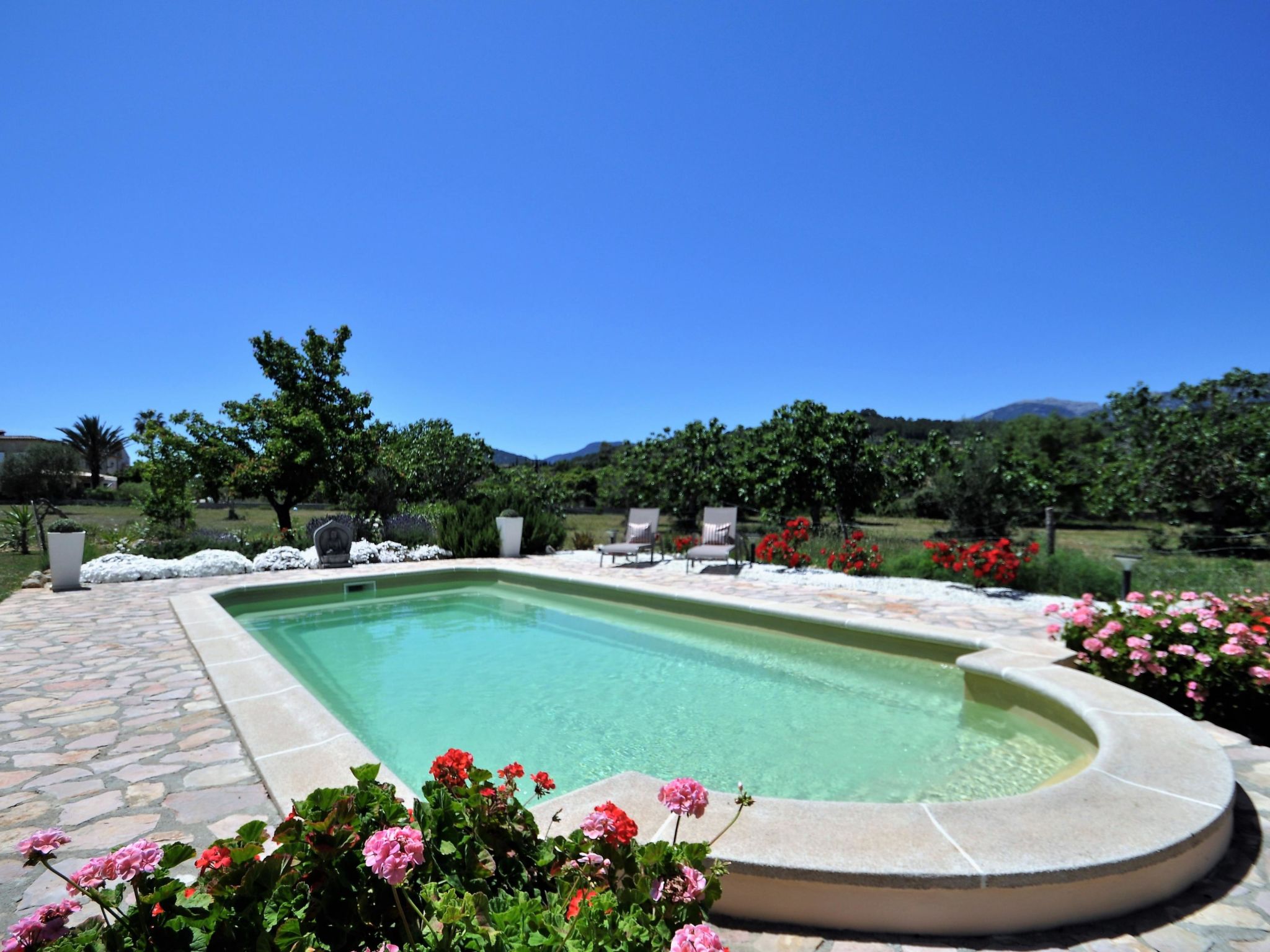 Villa SON RUBI en Selva (Serra de Tramuntana) con barbacoa y piscina privada- V — Pool Outdoor (2 of 61)