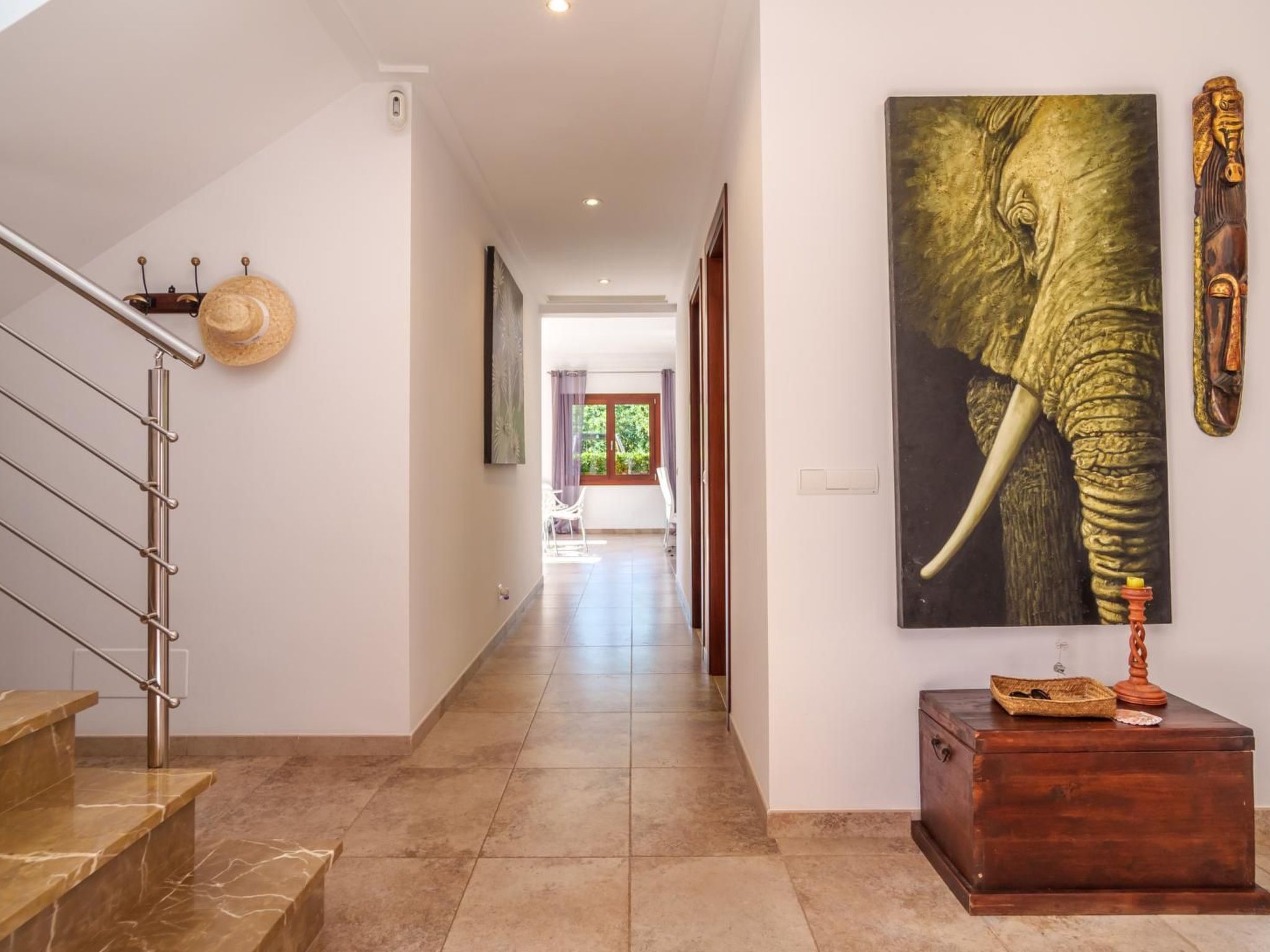 Schönes Landhaus mit Pool für 8 Personen-Dedans