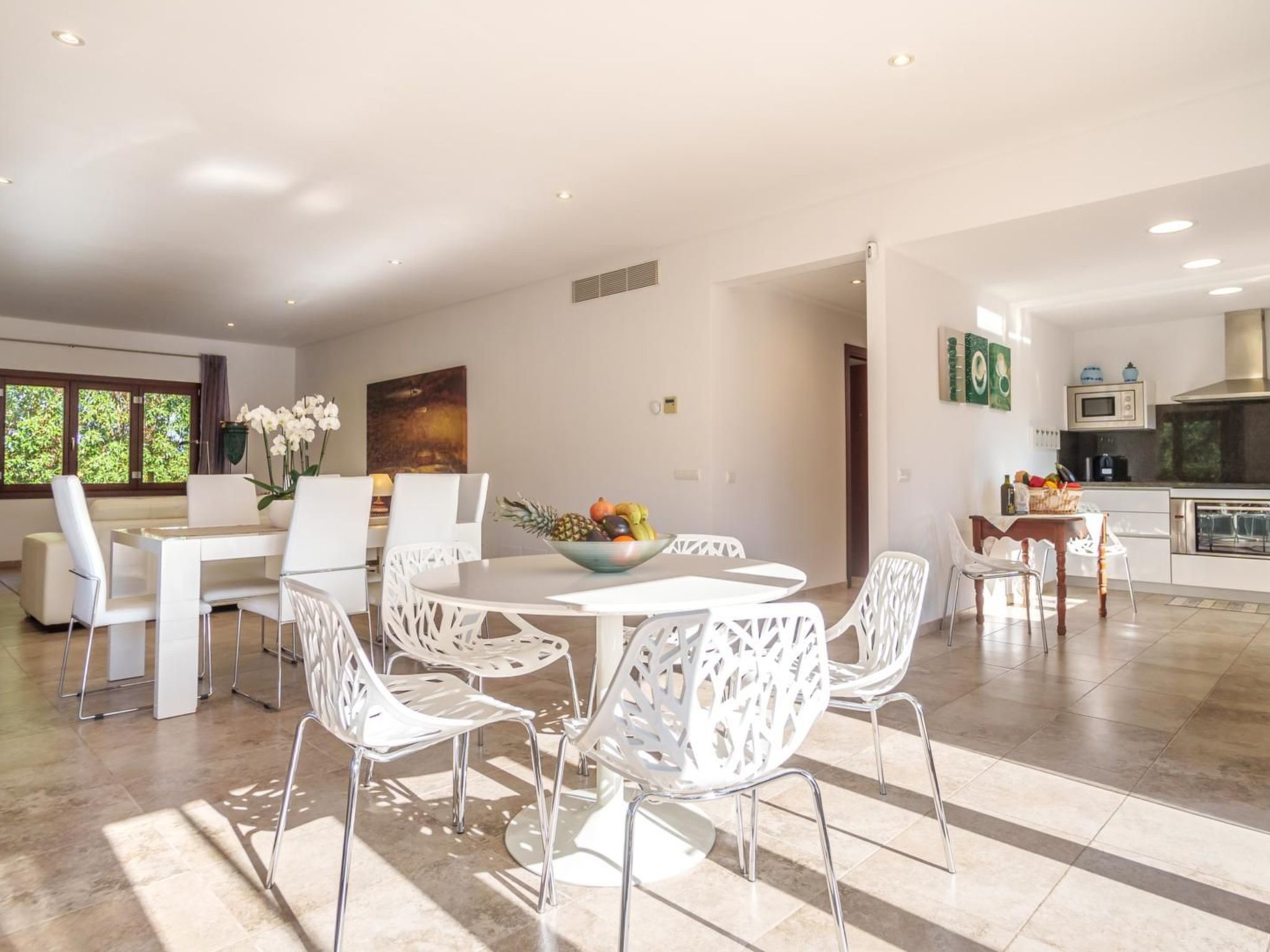 Schönes Landhaus mit Pool für 8 Personen-Dedans