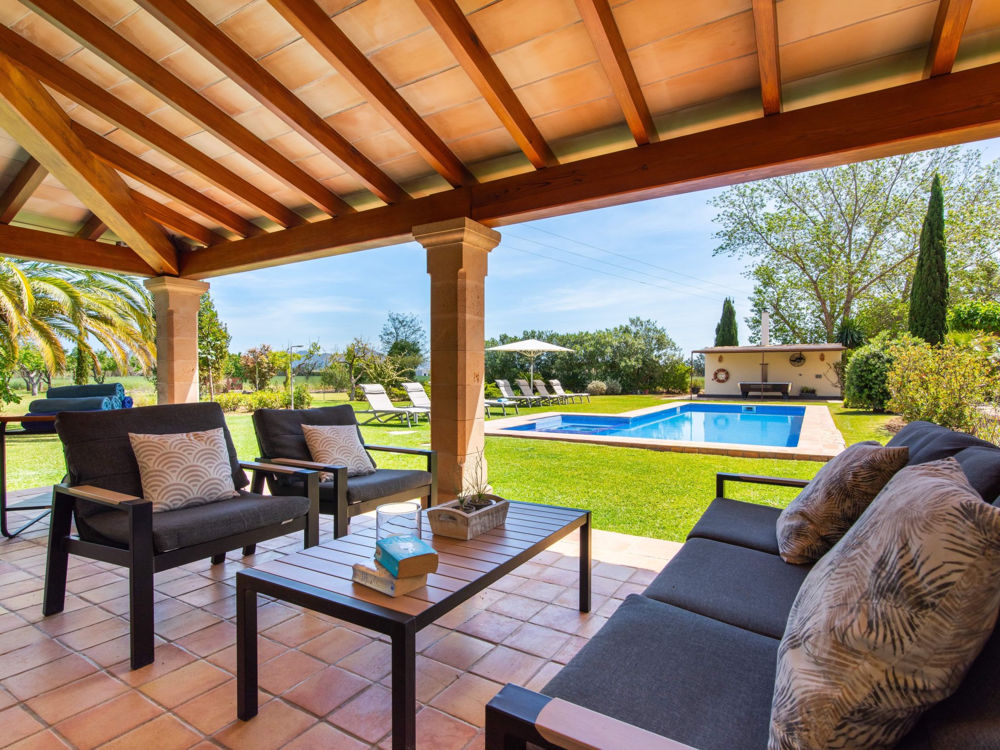 Villa Moliner ; Ruhe in 3,5 km Entfernung vom Strand von Llenaire-Draußen