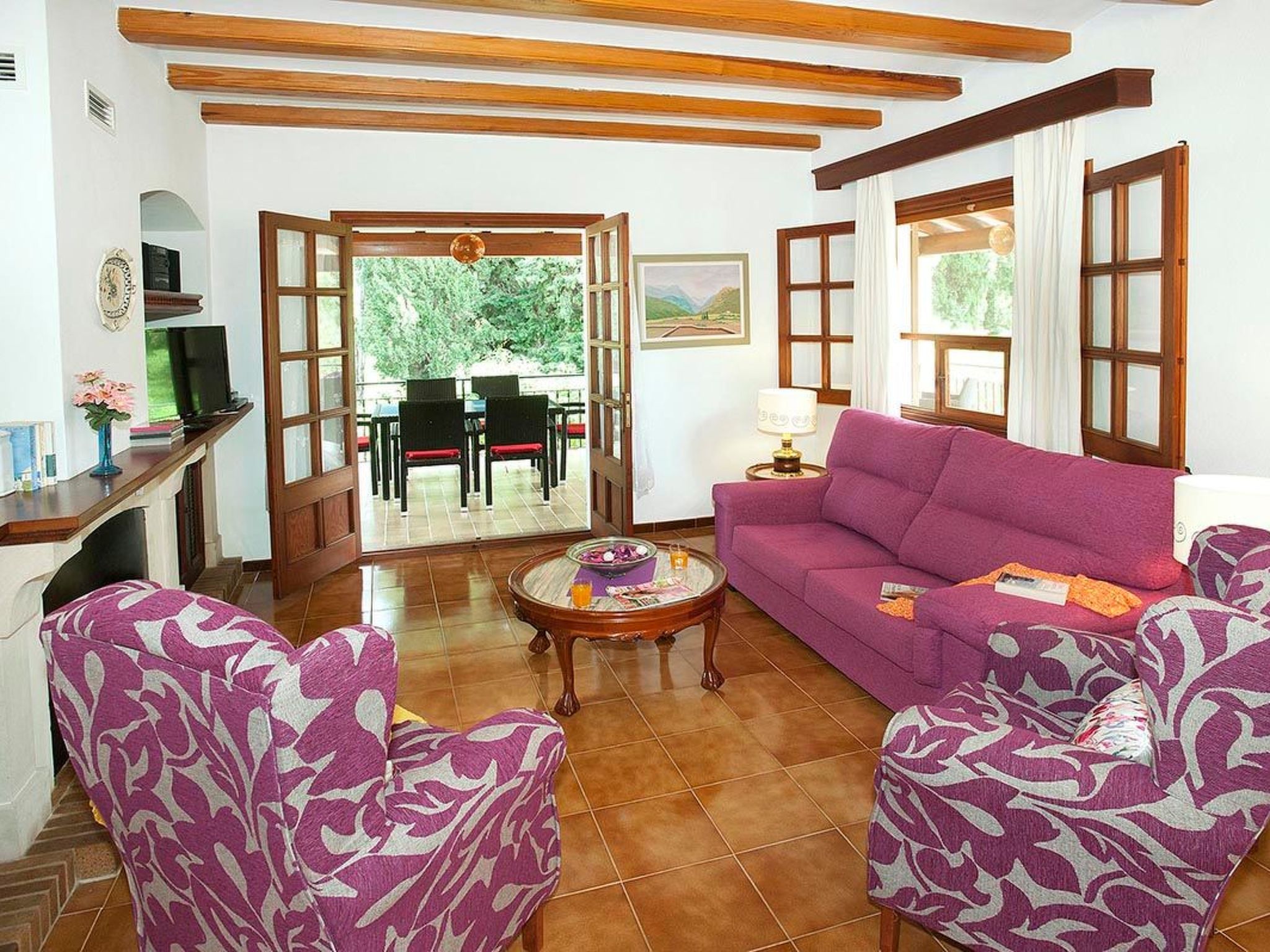 Villa 800 m vom Zentrum von Pollença entfernt-Drinnen