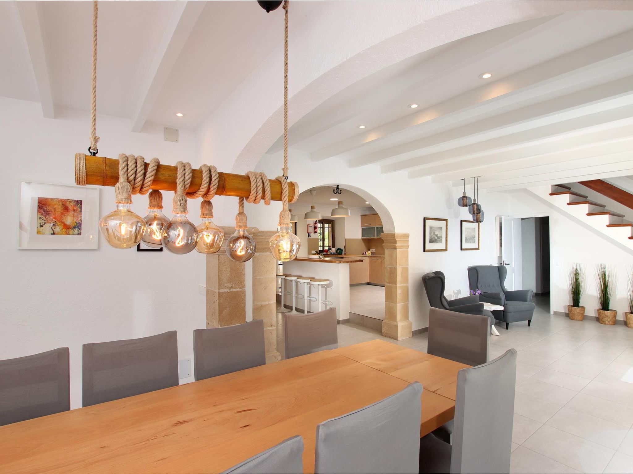 Beeindruckende große Villa in der Nähe von Cala San Vicente-Binnen