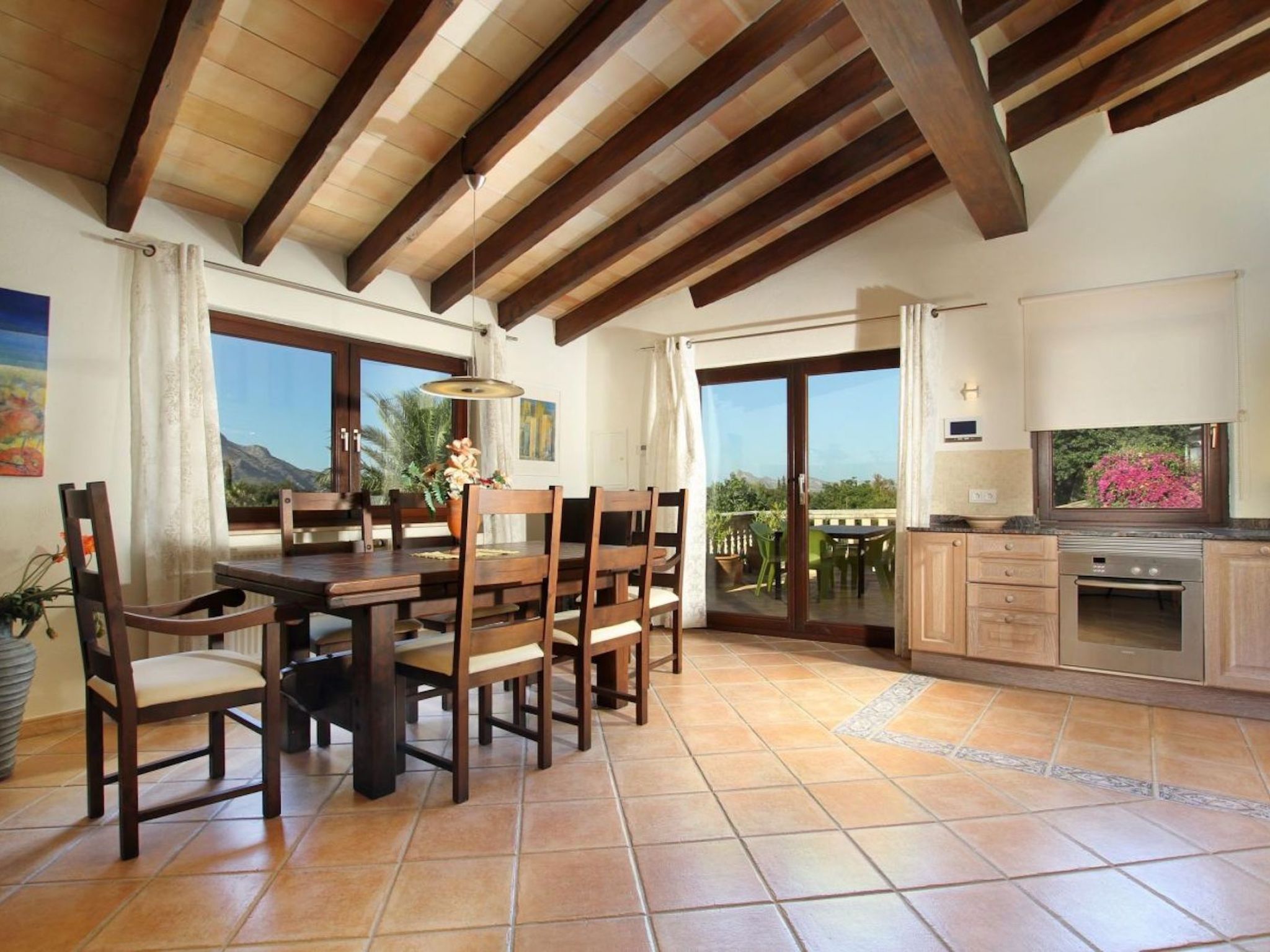 Villa Llop. Wunderschöne moderne Villa mit Sauna-Binnen