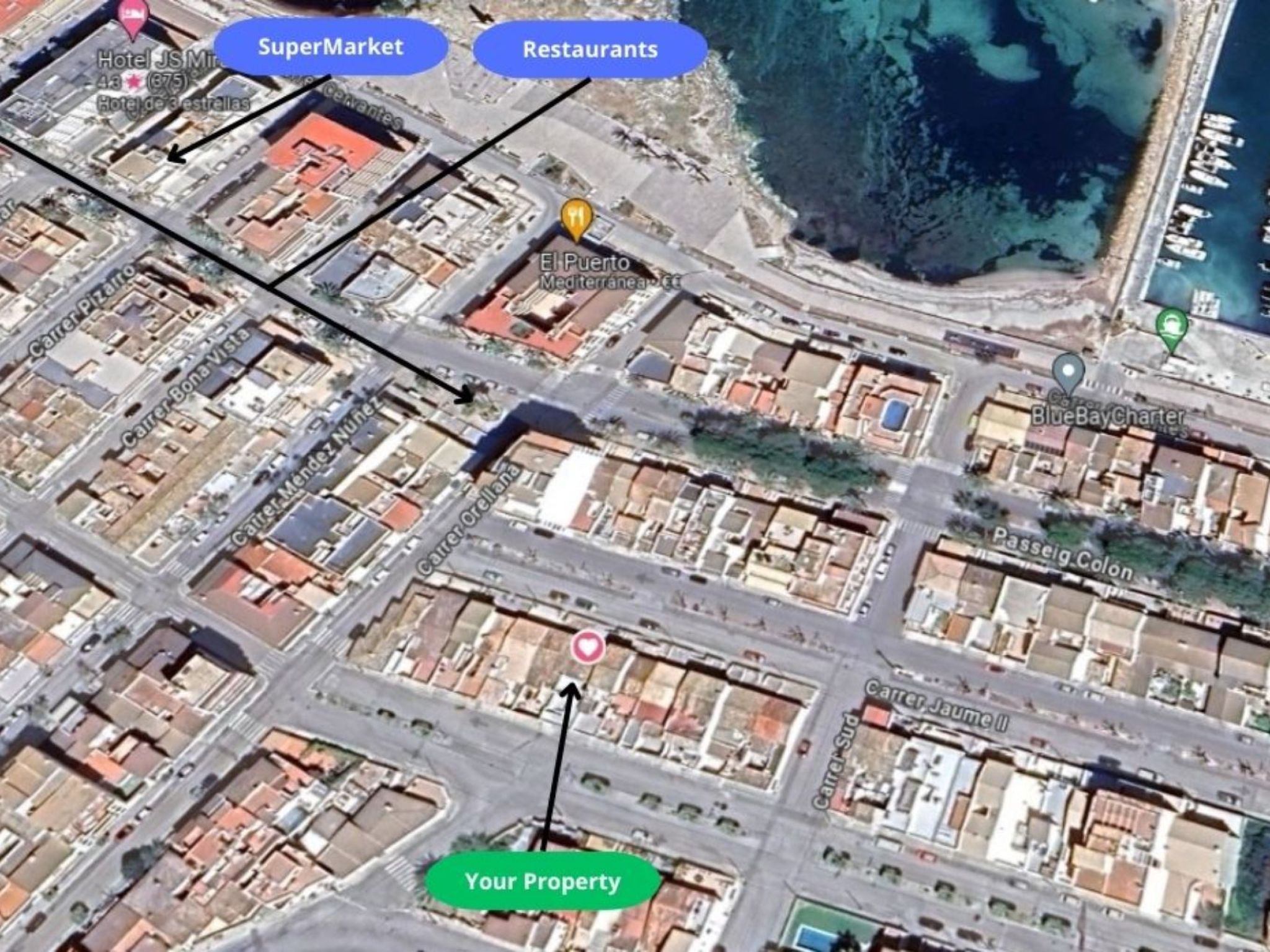 Gemütliches Stadthaus am Strand, 100 m vom Strand von Can Picafort entfernt-Image-tags.info