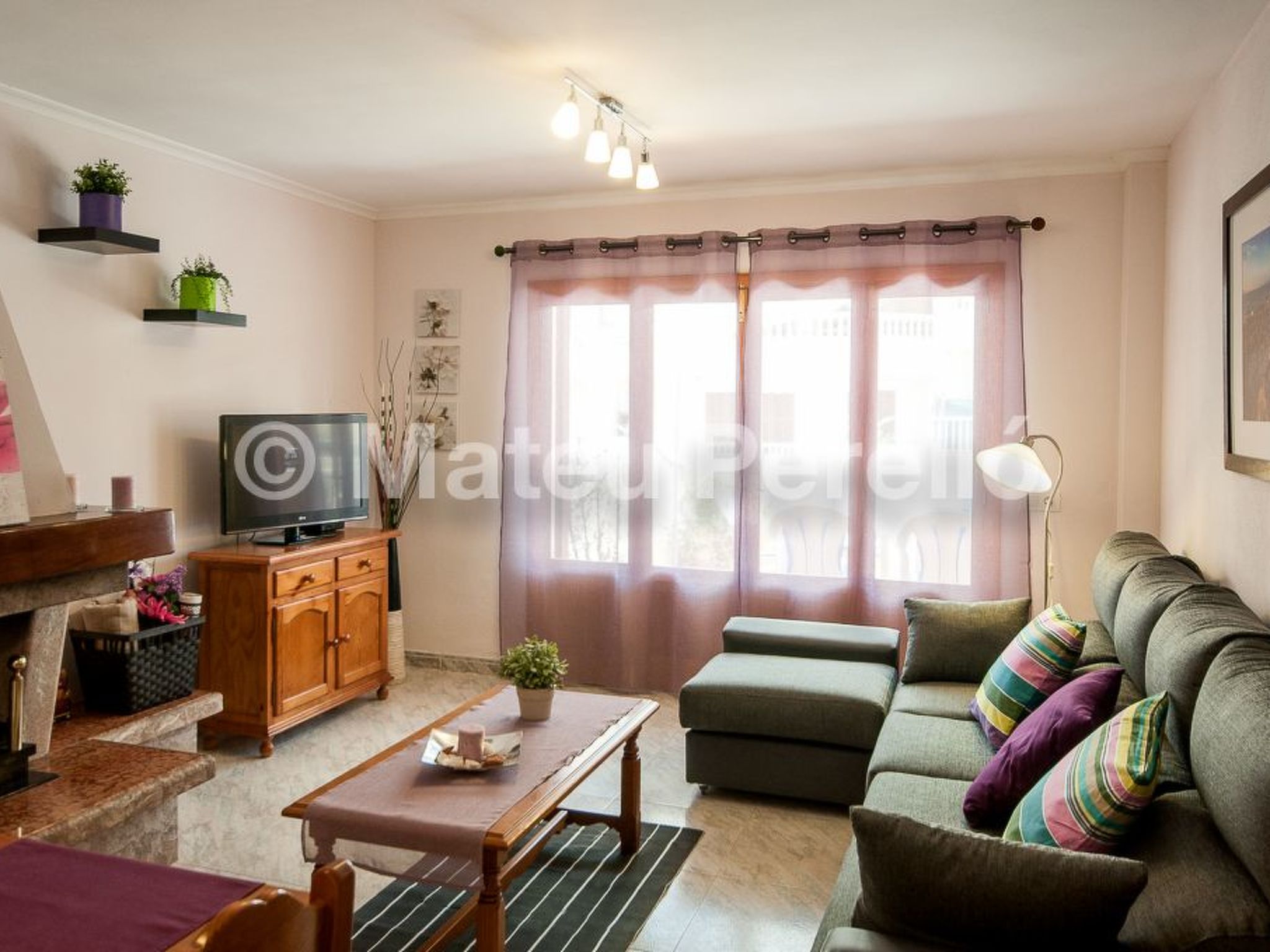 Wohnung in Son Baulo mit Grill, Terrasse und Garten-Binnen