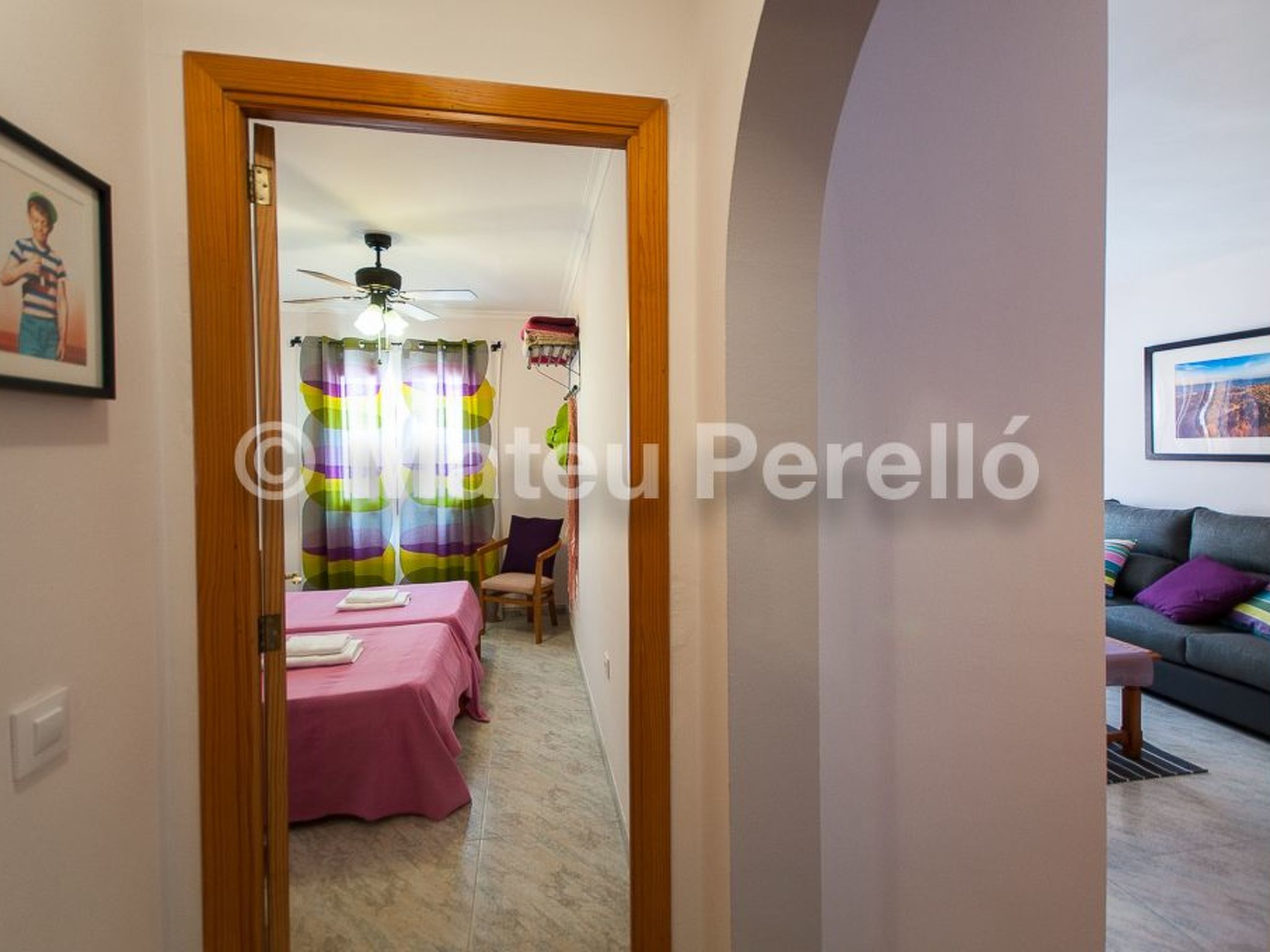 Wohnung in Son Baulo mit Grill, Terrasse und Garten-Binnen