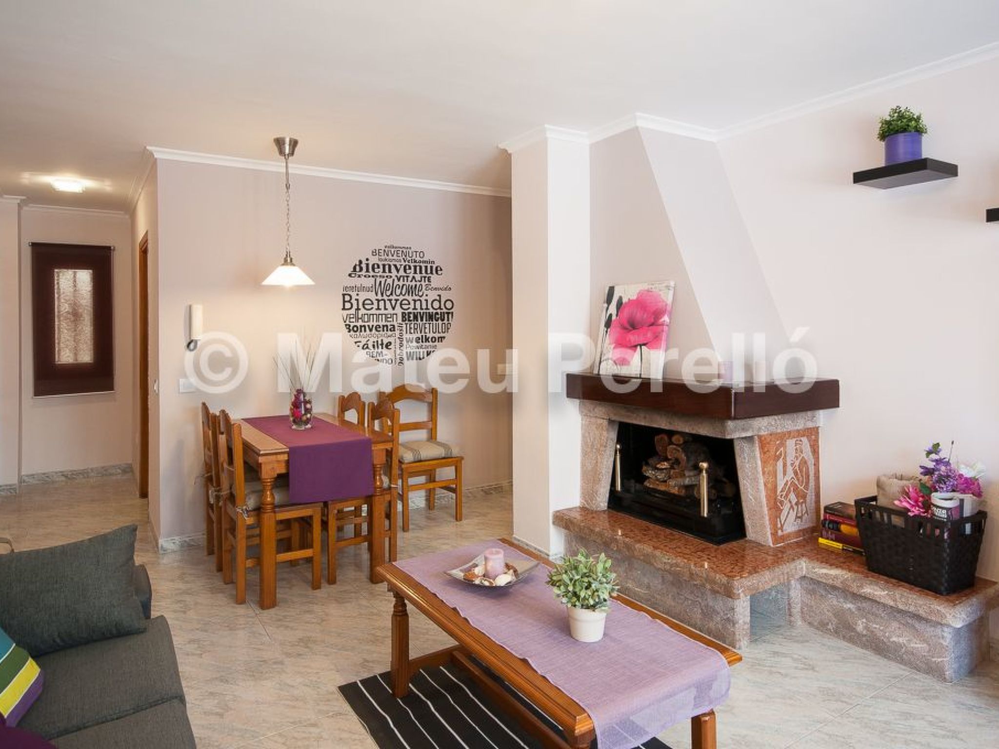 Wohnung in Son Baulo mit Grill, Terrasse und Garten-Binnen