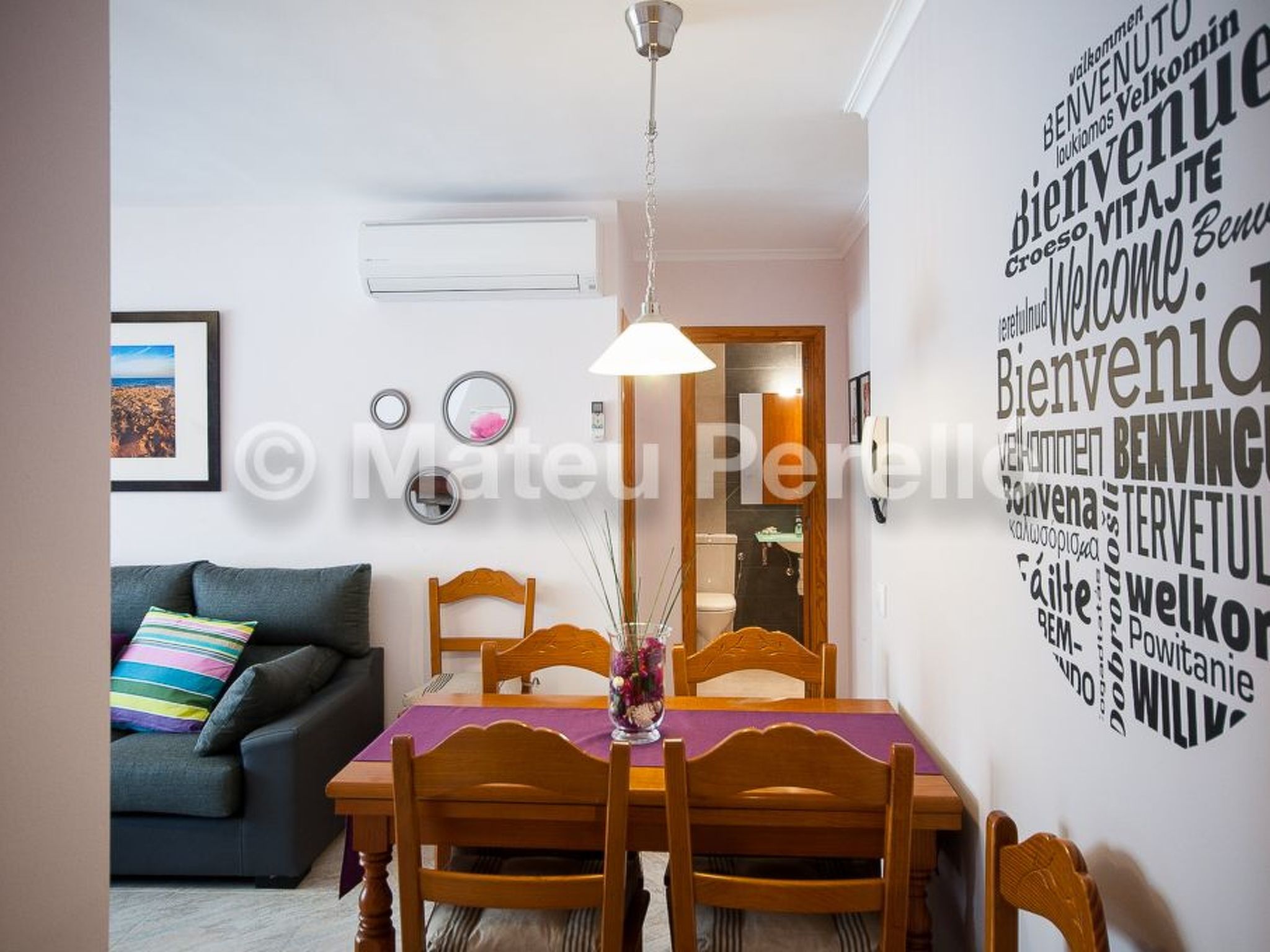 Wohnung in Son Baulo mit Grill, Terrasse und Garten-Binnen