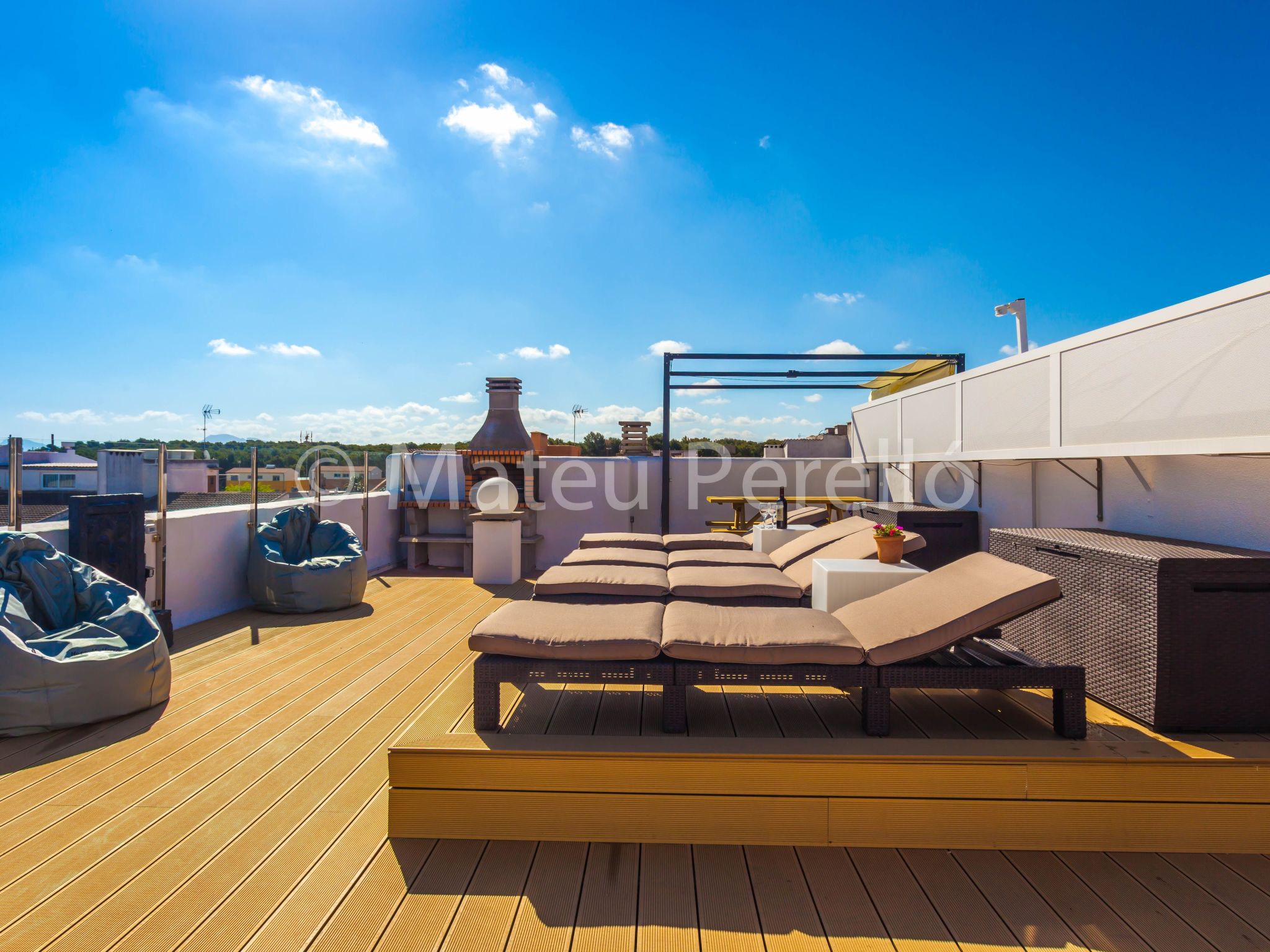 Wohnung in Son Baulo mit Grill, Terrasse und Garten-Binnen