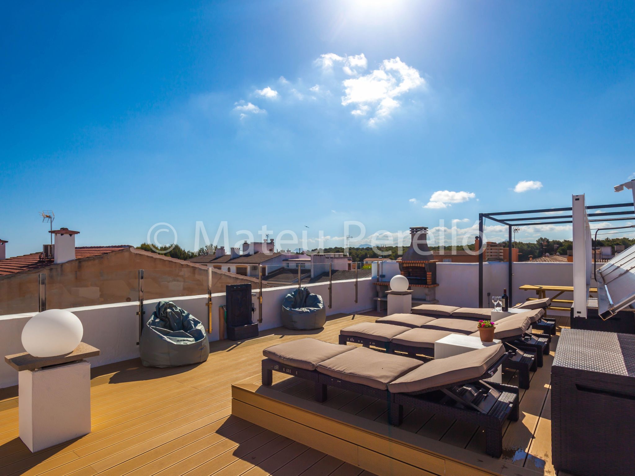 Wohnung in Son Baulo mit Grill, Terrasse und Garten-Binnen