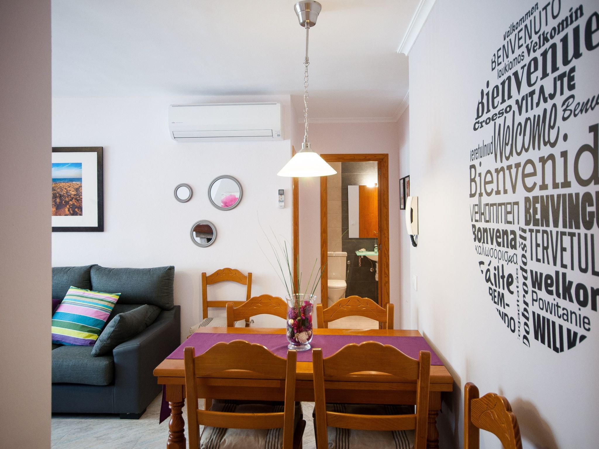 Ob3-Erdgeschoss mit 3 Doppelschlafzimmern in Strandnähe-Binnen