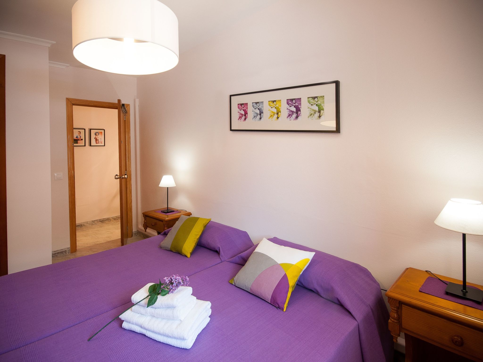 Ob3-Erdgeschoss mit 3 Doppelschlafzimmern in Strandnähe-Binnen