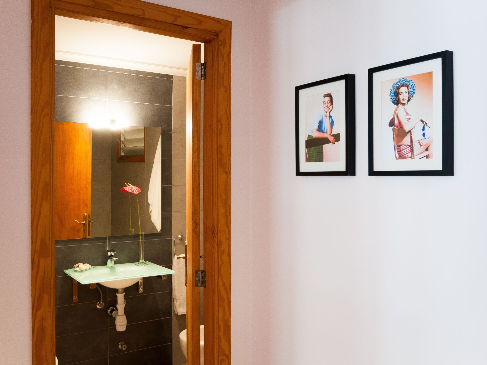 Ob3-Erdgeschoss mit 3 Doppelschlafzimmern in Strandnähe-Binnen