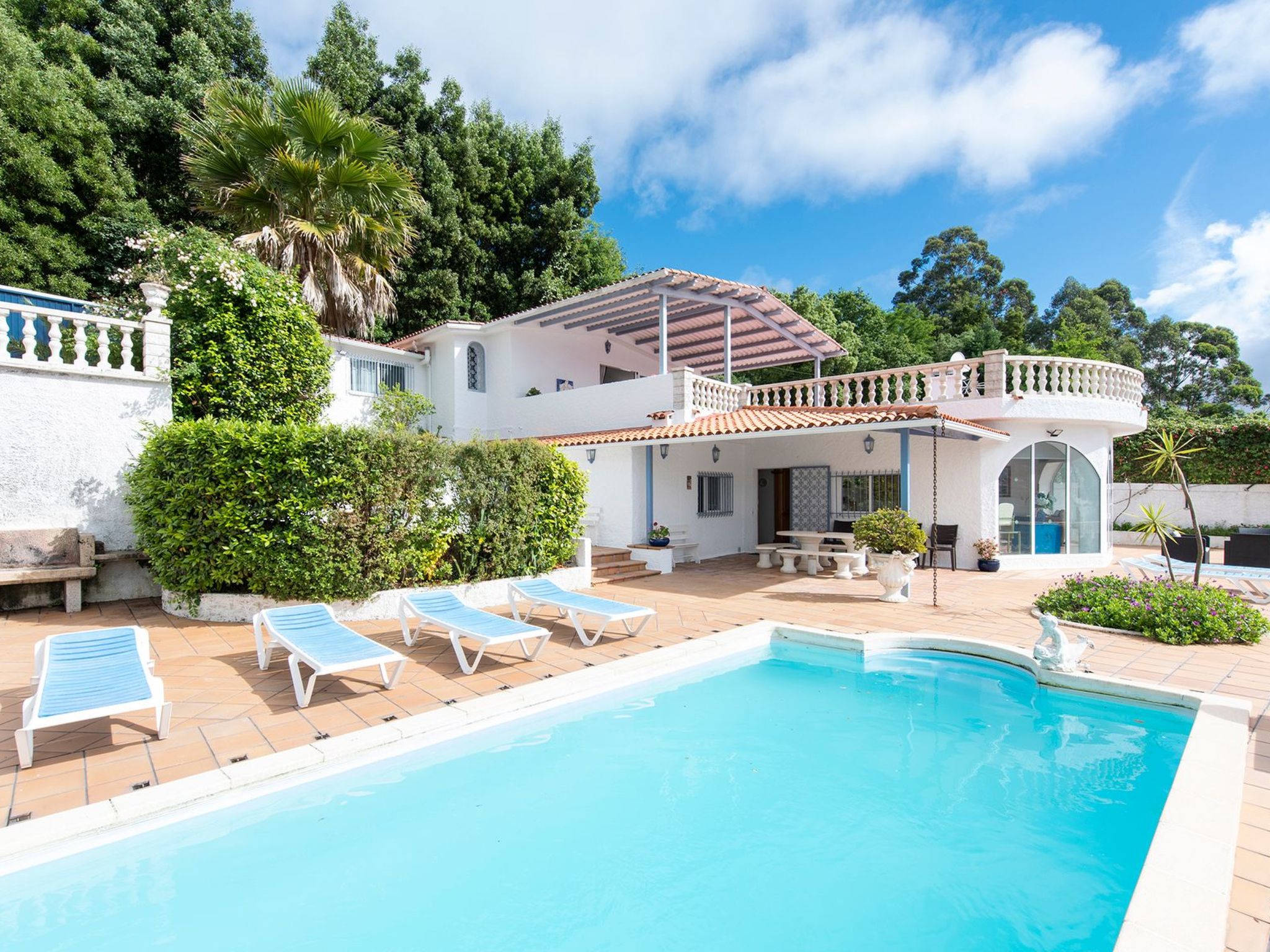 Tolle Villa oberhalb der Bucht Ria de Vigo - Draußen
