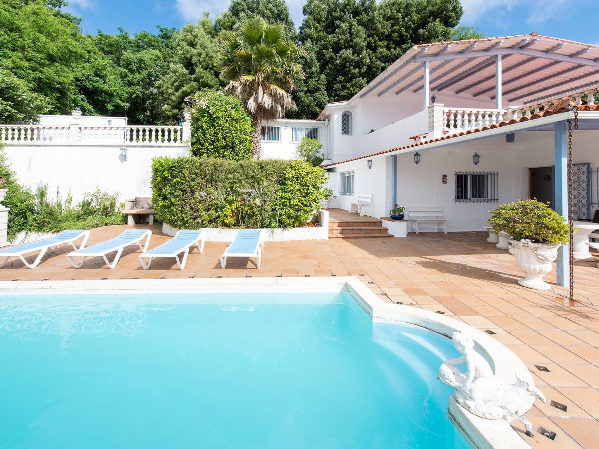 Tolle Villa oberhalb der Bucht Ria de Vigo - Draußen