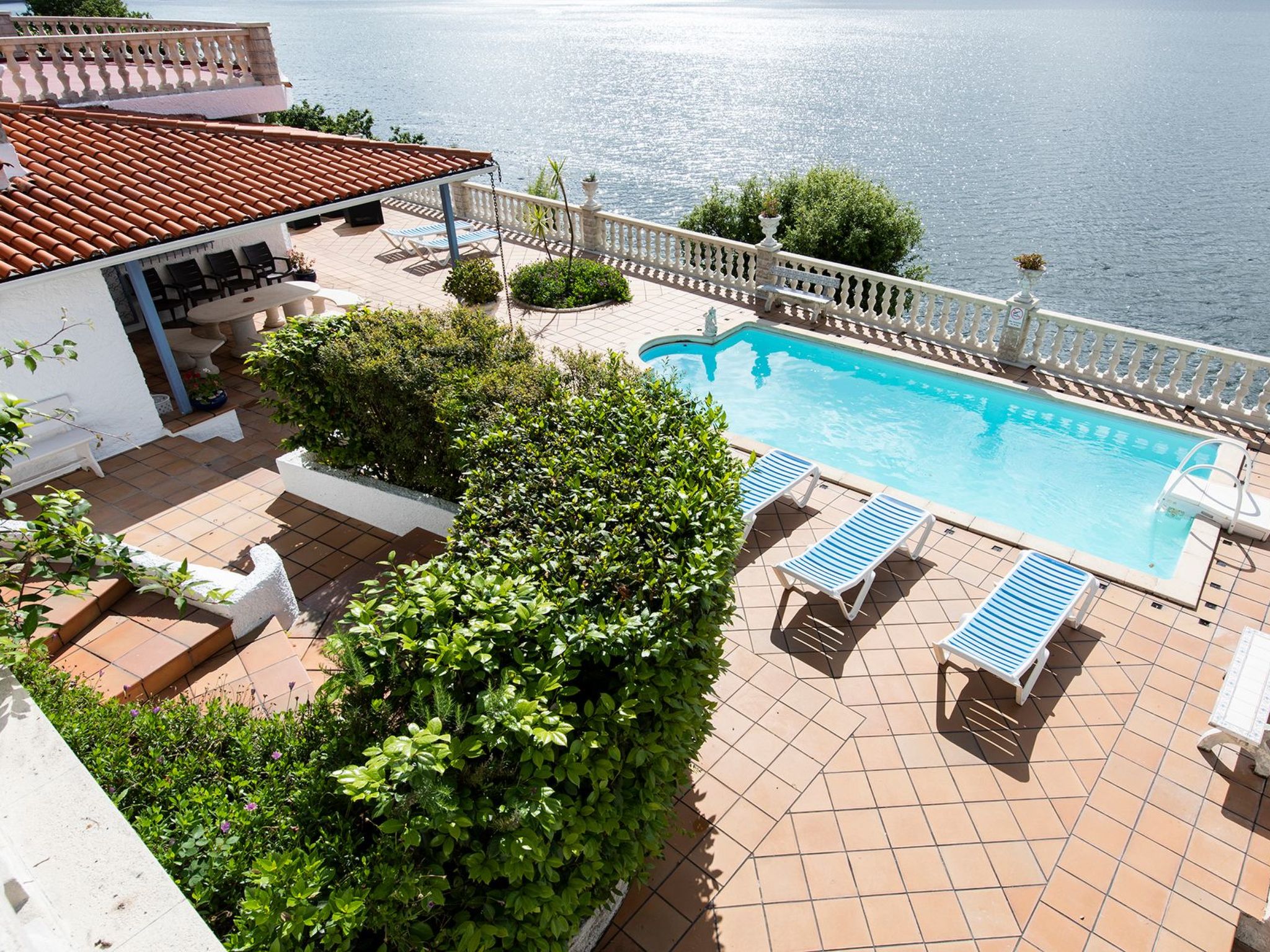 Tolle Villa oberhalb der Bucht Ria de Vigo - Draußen