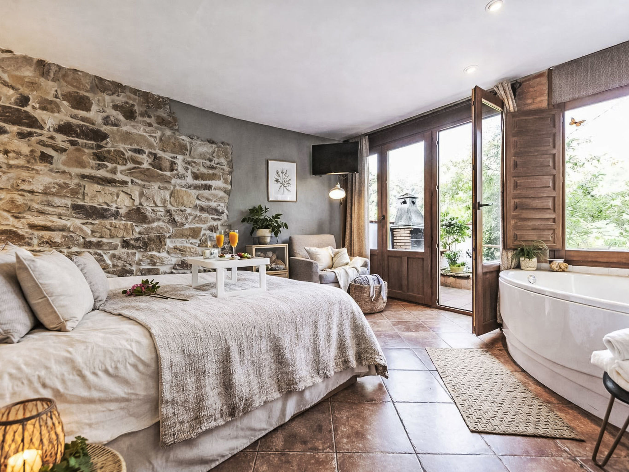 Vrijstaand huisje met jacuzzi, open haard en spectaculair uitzicht in Asturië - foto 6