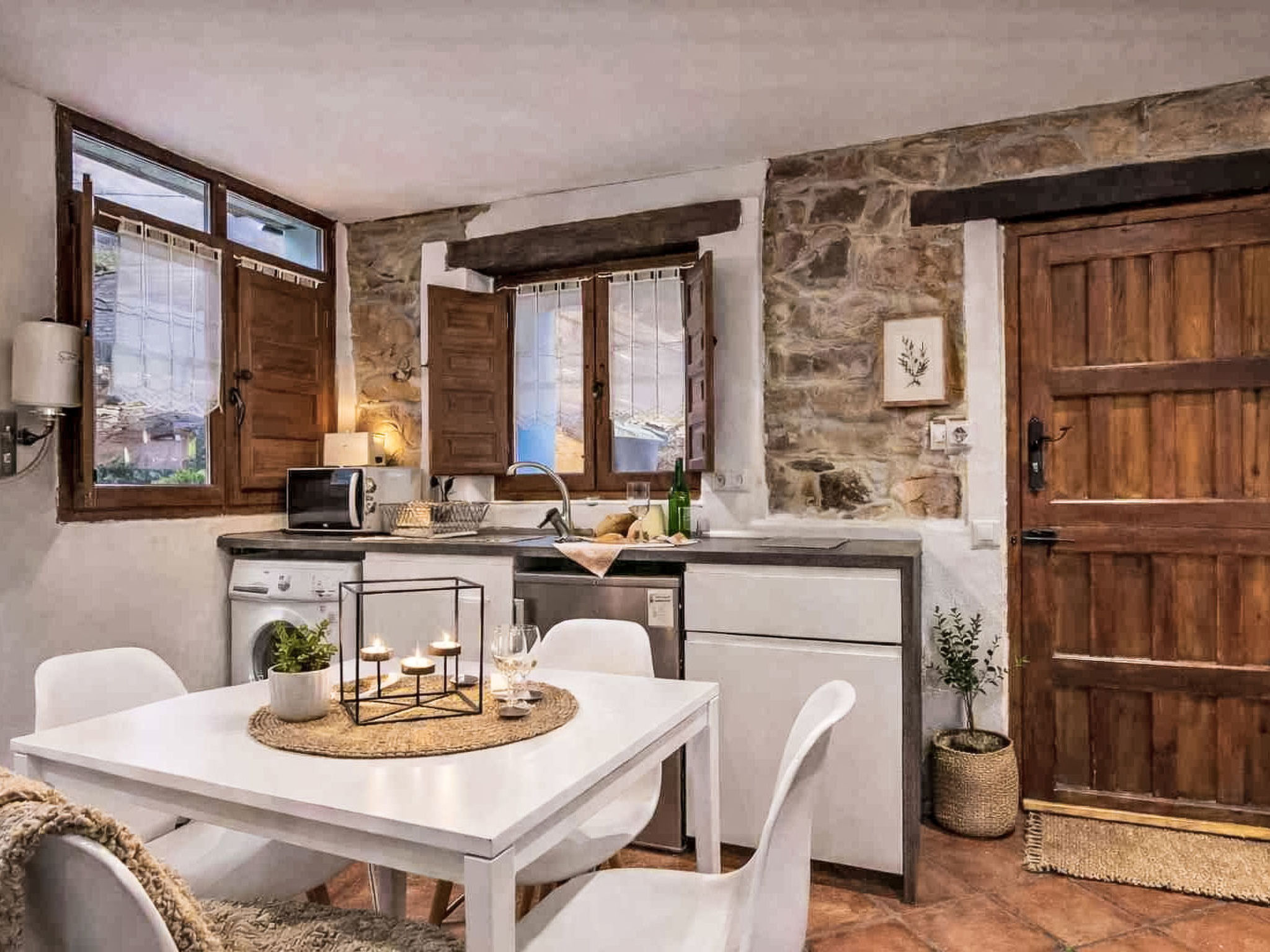 Vrijstaand huisje met jacuzzi, open haard en spectaculair uitzicht in Asturië - foto 12